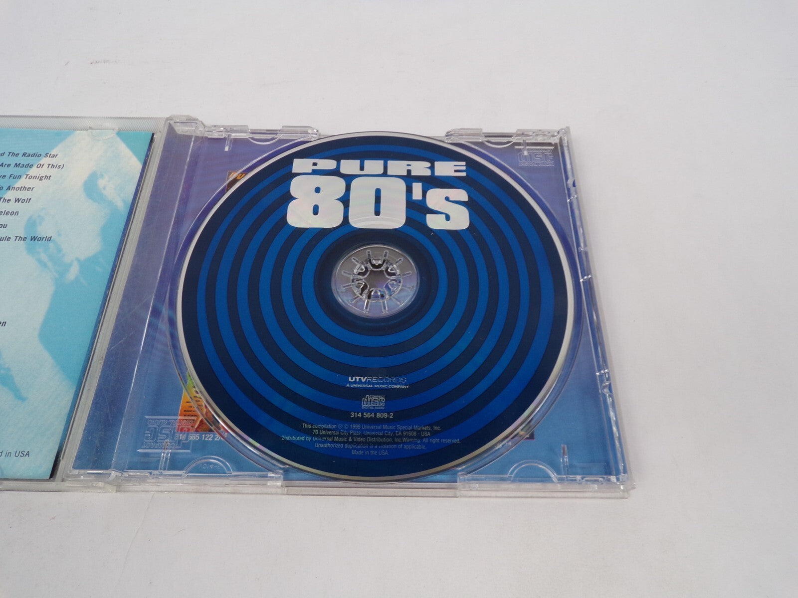 Pure 80's The Buggles Evrythmics Wang Chung The Fixx Duran Duran Culture CD#69