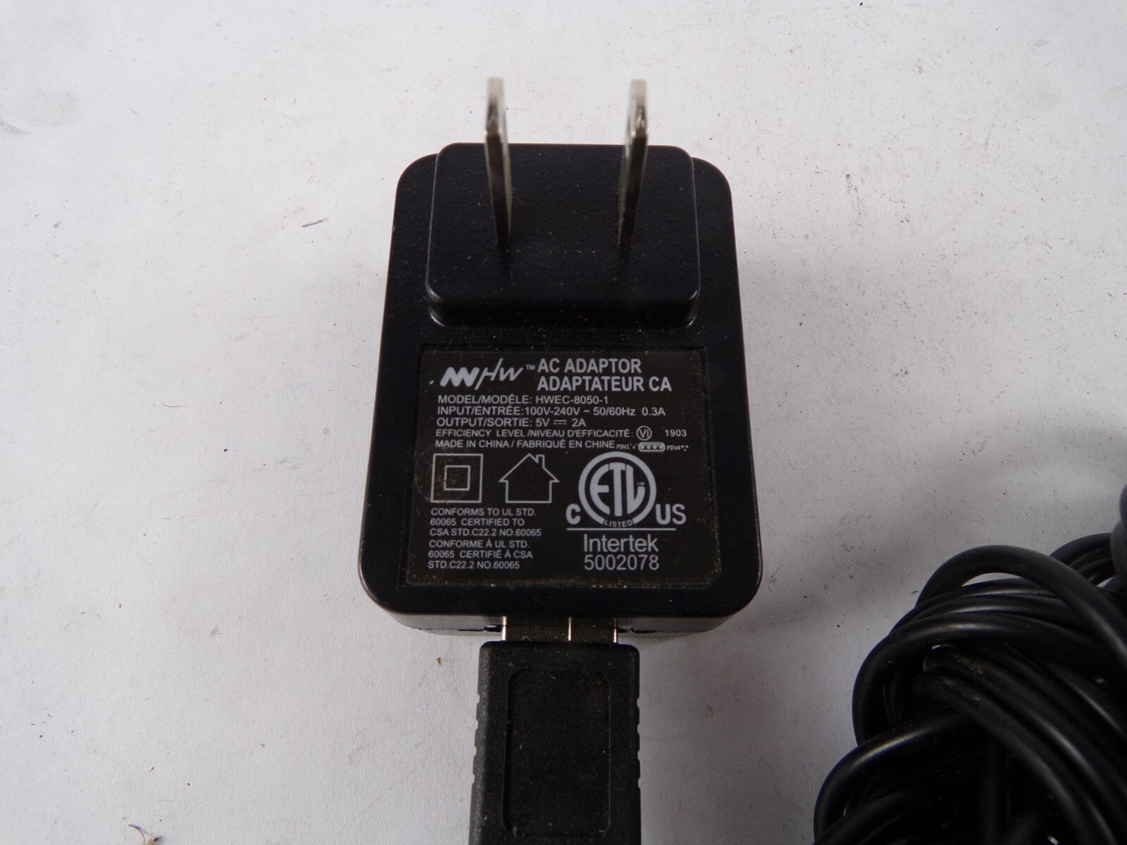 Genuine Hw HWEC-9050-1 Ac Adapter Output 5 V 2 A Power Supply Adapter A55