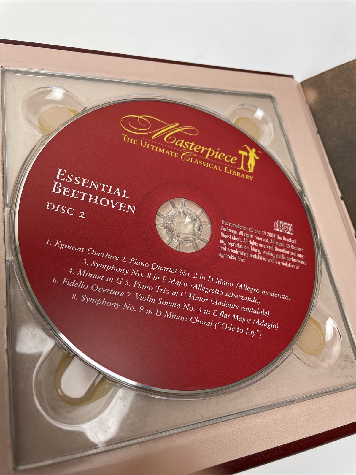 Masterpiece The Ultimate Classical Library 2 CD Set Essential Beethoven MINT #11