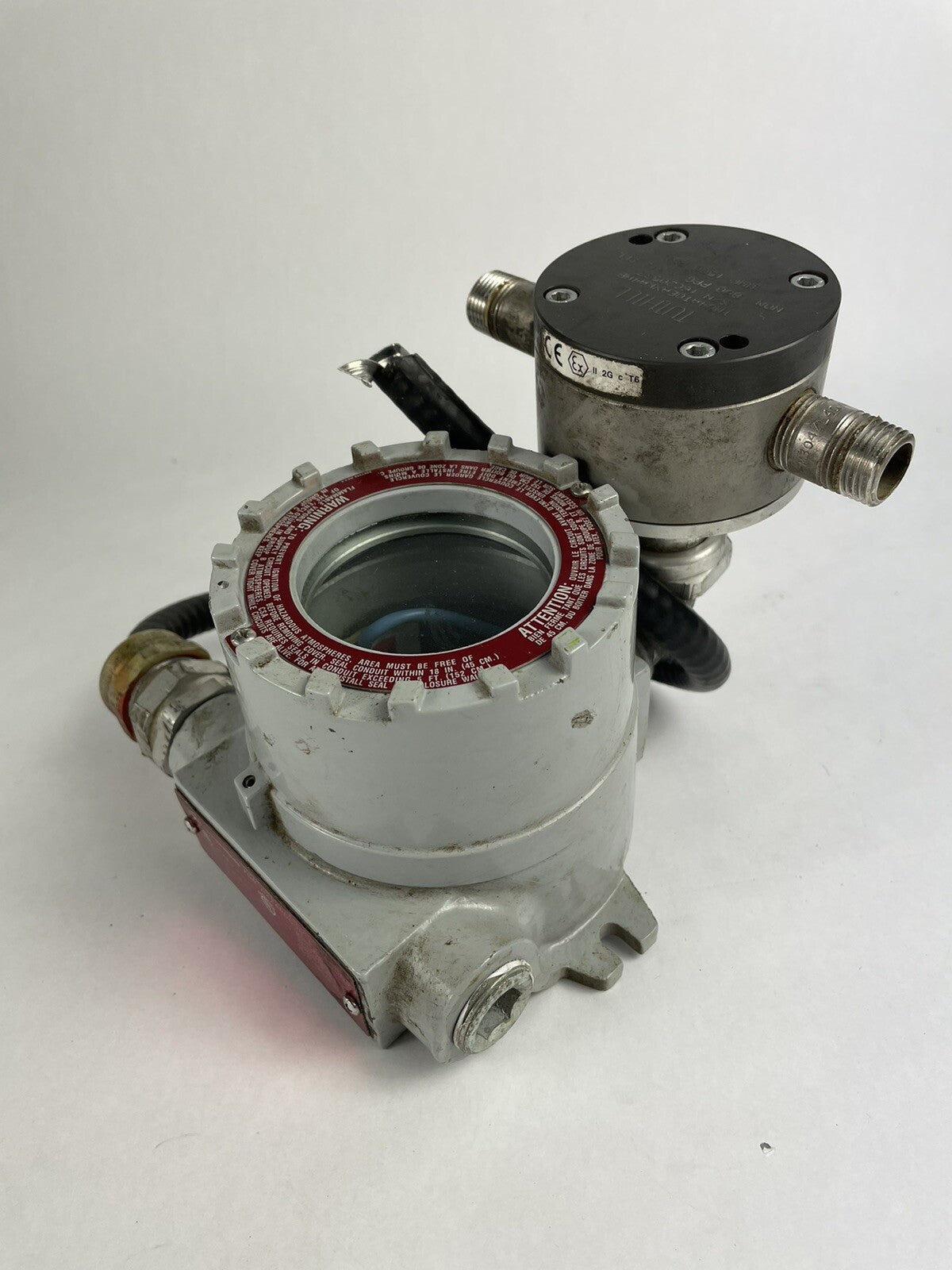 Crouse Hinds EIH-21-MSA  Explosion Proof Switch Enclosure + TUTHILL pump TM04
