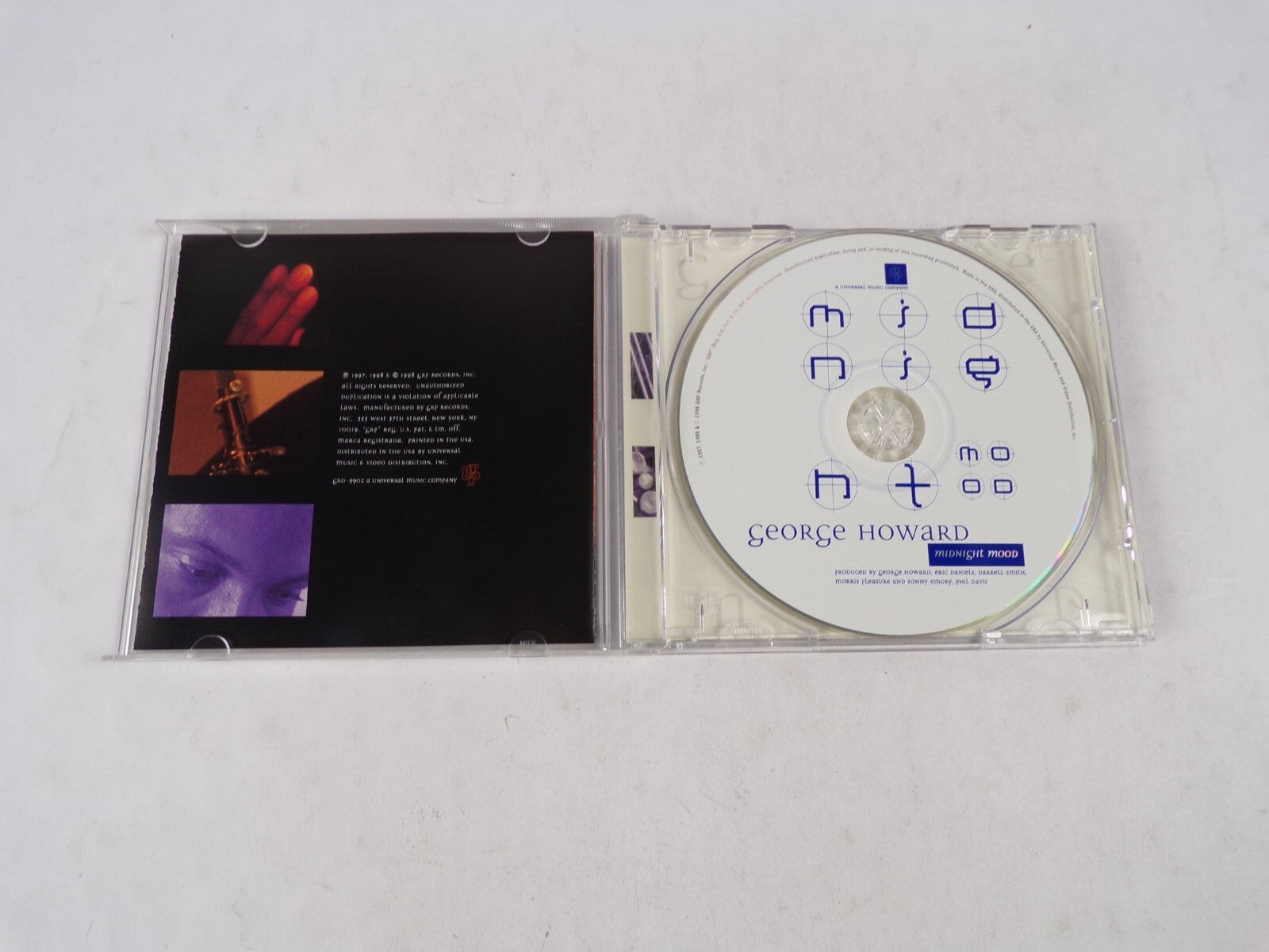 George Howard Midnight Mood Within Your Eyes Exodus Africa Silent Thoughts CD#22