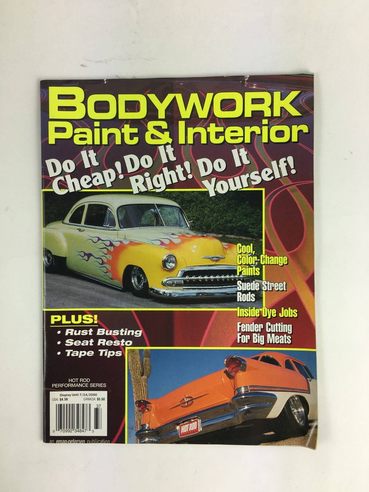 July 2000 Bodywork Paint & Interior Magazine Cool, Colour-Change Paints Dye Jobs