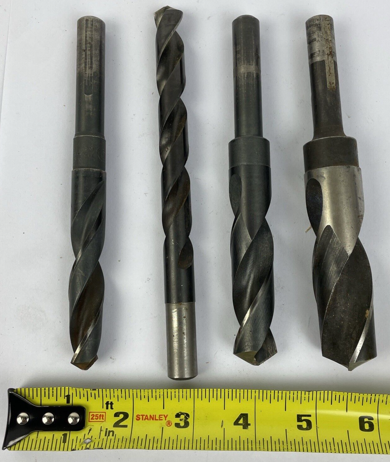4 x Precision Twist Drill Bits 1/2"  31 HS Steel 32 USA - LOOK