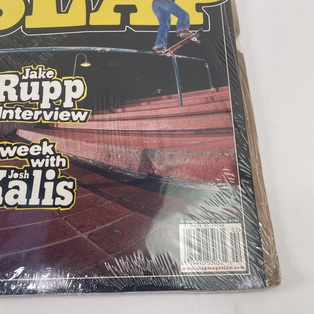 Slap Skateboard Magazine Nate Jones Cover Josh Kalis Jake Rupp February 2004