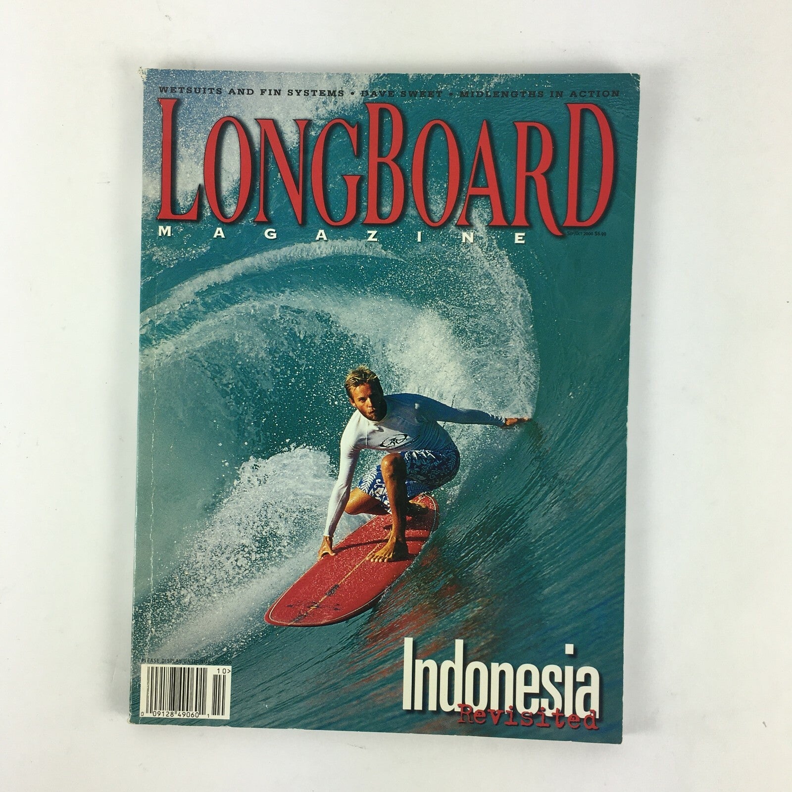 October 2000 Longboard Magazine Indonesia Revisited Wetsuits and Fin Systems