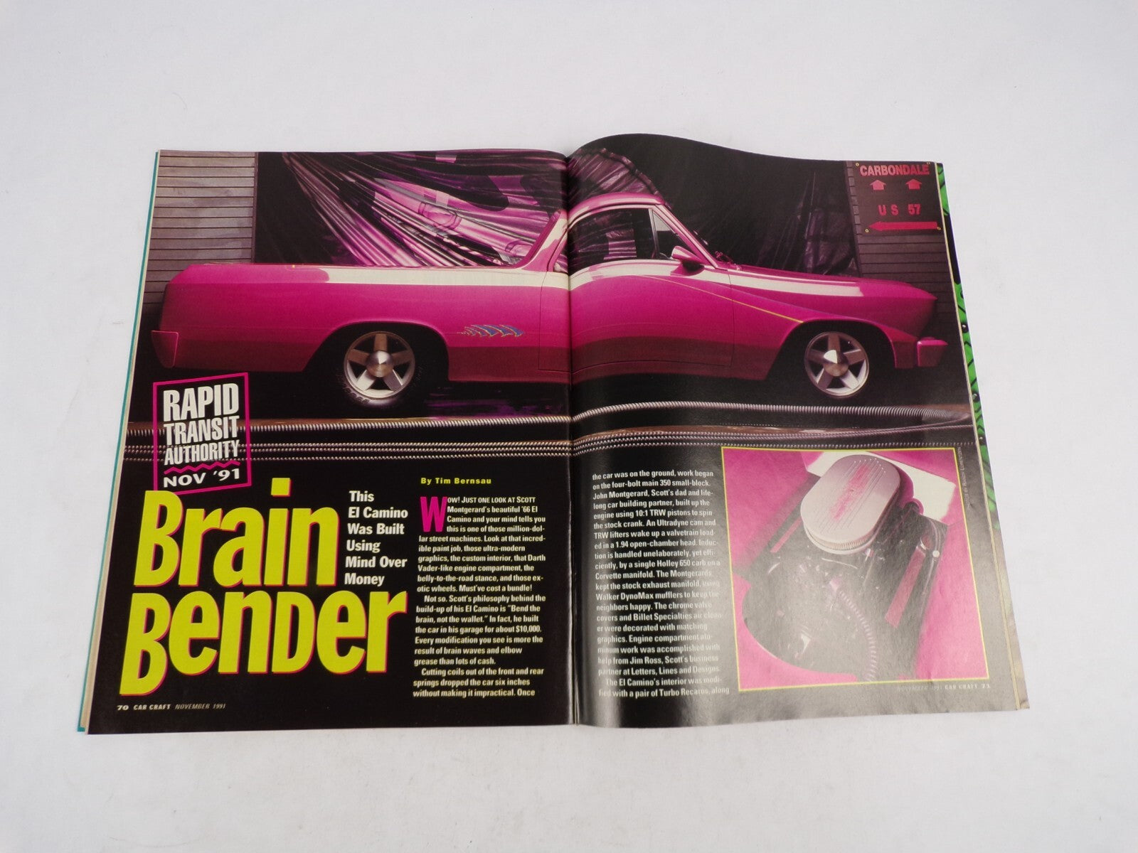 November 1991 Car Craft Shootout! Real Street Eliminator We Test The Typhoon Big