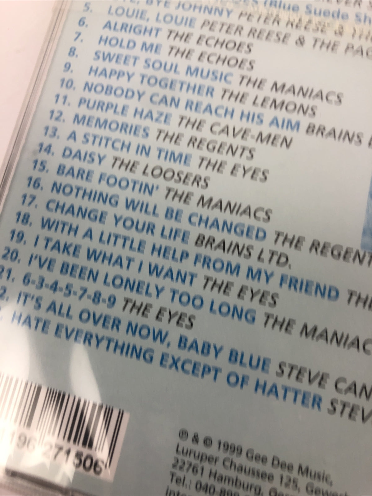 RARE & RAW BEAT FROM THE SIXTIES 60s VOL. 6 CD The Eyes Brains LTD The Regent #2