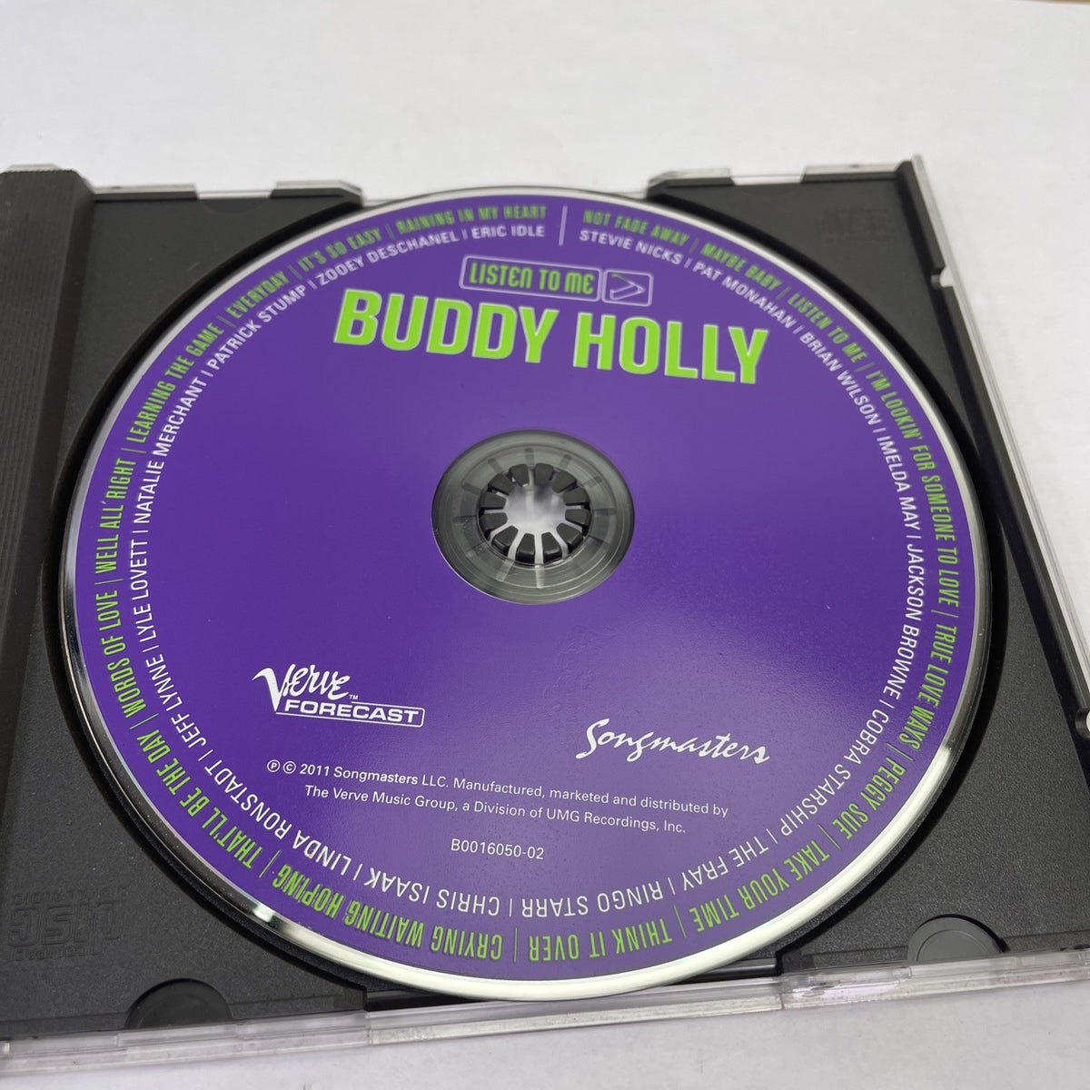 LISTEN TO ME - BUDDY HOLLY-Hits by ALL STAR ARTISTS - Stevie Nicks, Brian Wilson