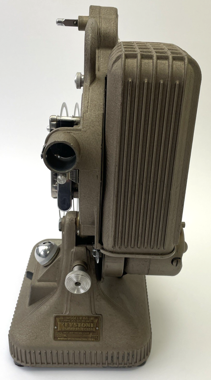 Vintage Keystone K-160 16mm Movie Projector Wollensak Sunray Lens, Case and Oil