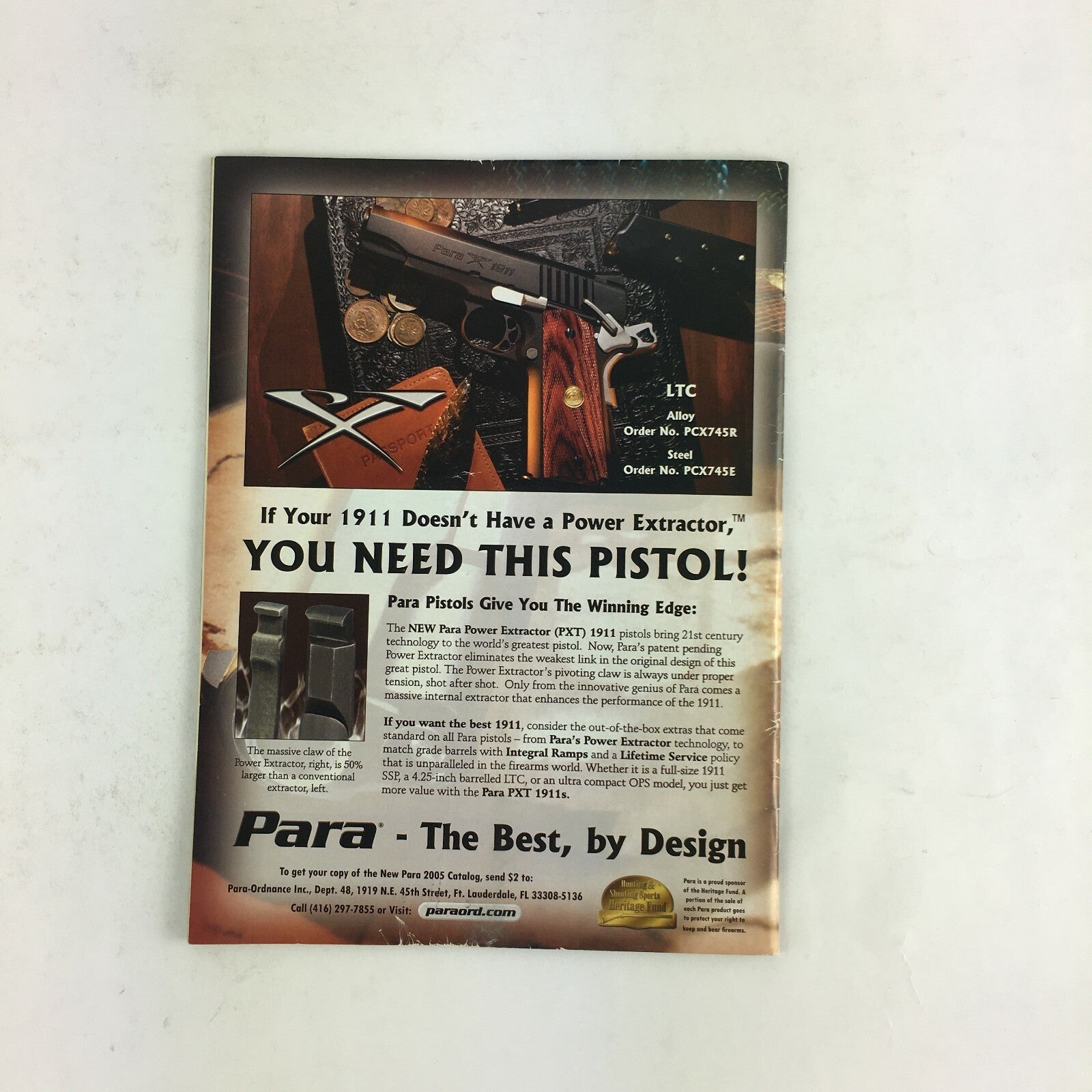 September 2005 Guns & Ammo Handguns Magazine Springfield's Black Beauty 1911