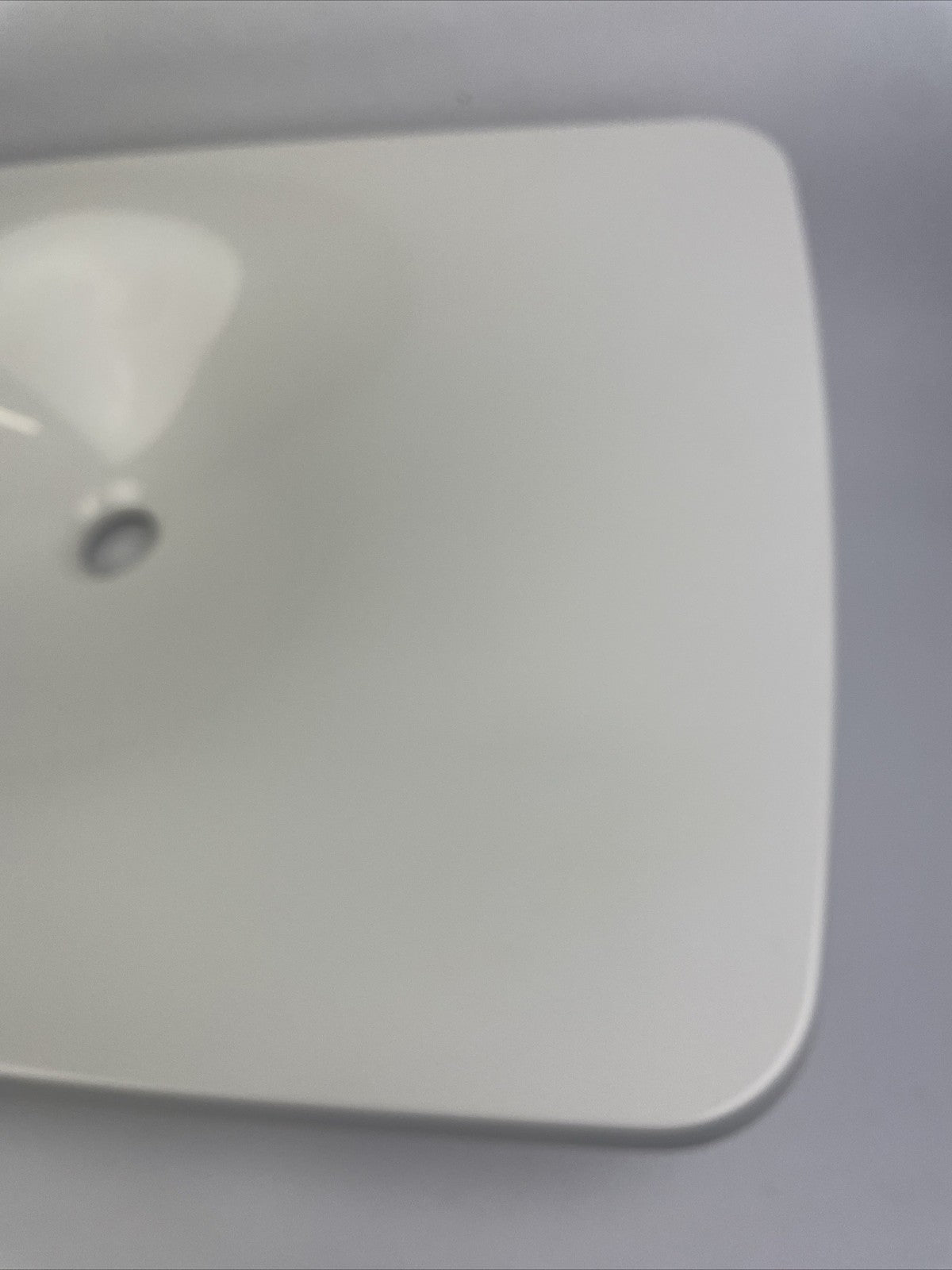 AXOR Bouroullec 19946000 designer white wash basin sink measuring 33-3/4 by 18 inches
