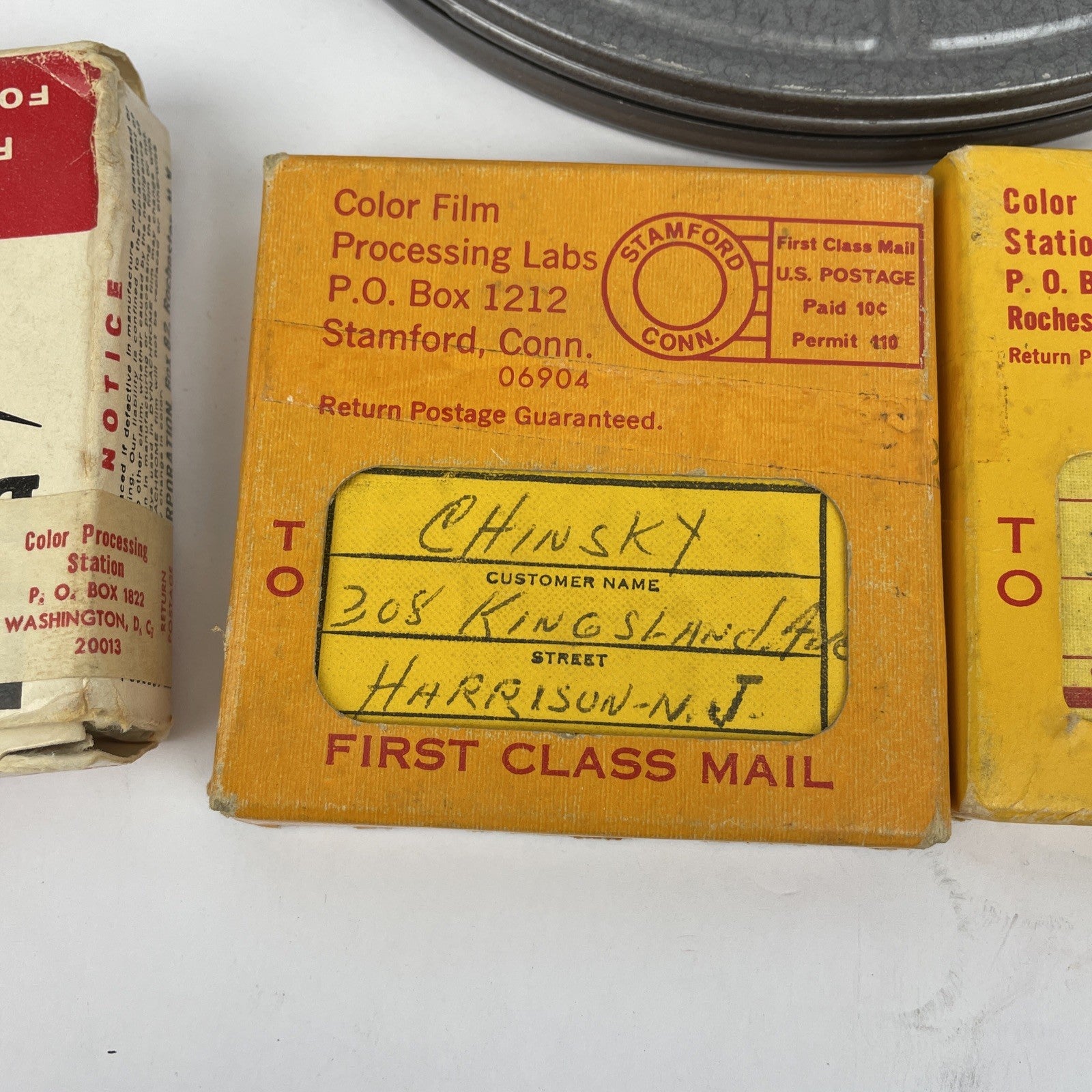 Vtg Lot of 8 Home Movies 8mm Reels 1950's New Jersey Christmas Birthday Swimming