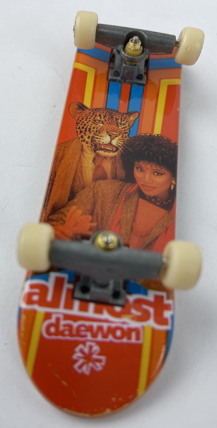 Almost Skateboards Daewon Song Cheetah Warrior Princess Tech Deck Finger Board