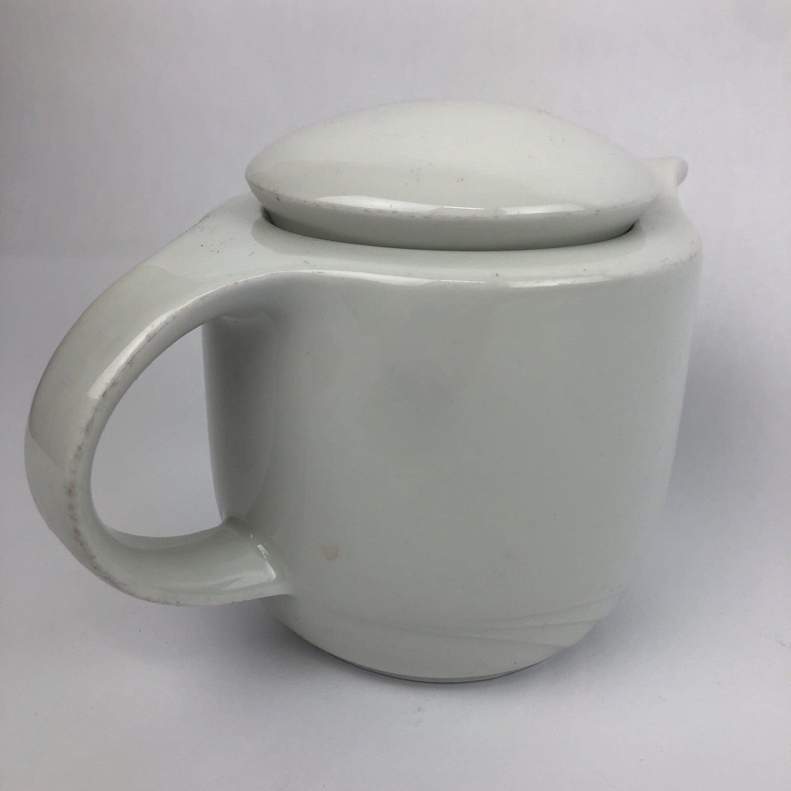 Vintage Schonwald Made in Germany #9388 Small Porcelain Teapot 4.5” * HV Logo