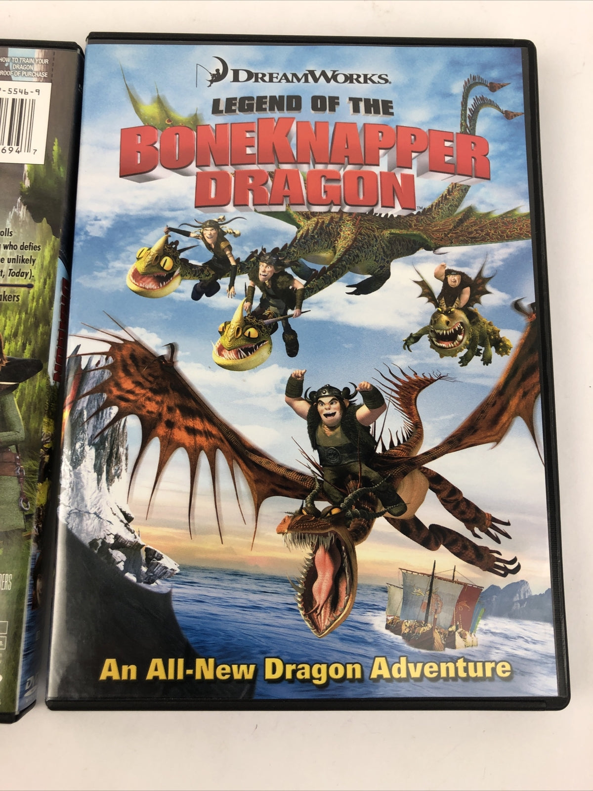 How to Train Your Dragon, Legend of the Boneknapper Dragon DVD, 2010 Mint Discs