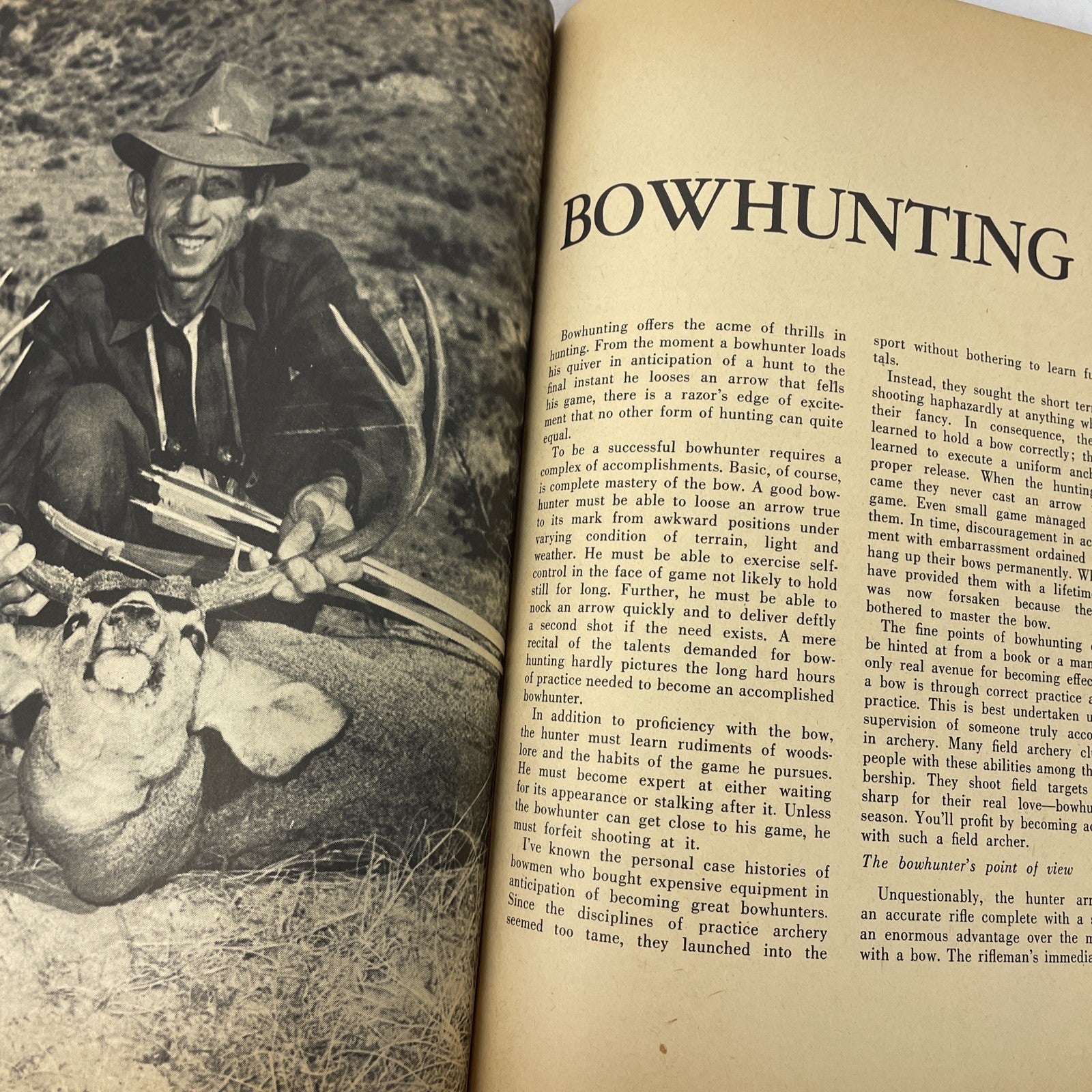 Vintage "EVERYBODY'S ARCHERY GUIDE", 1965, Photo Illustrated, Mayfield, 128ppgs
