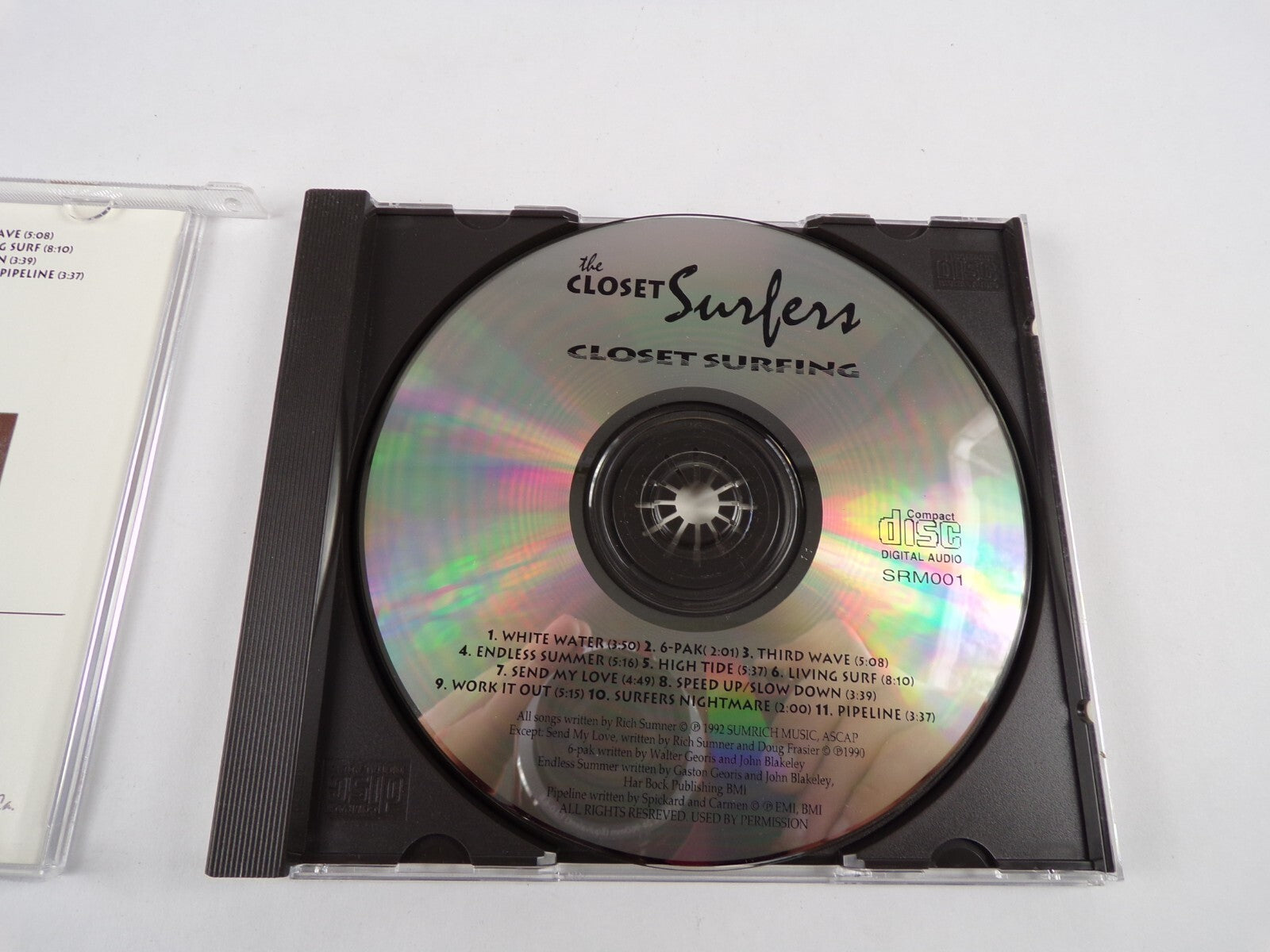 The Closet Surfers Closet Surfing White Water 6 Pak Send My Love CD#26