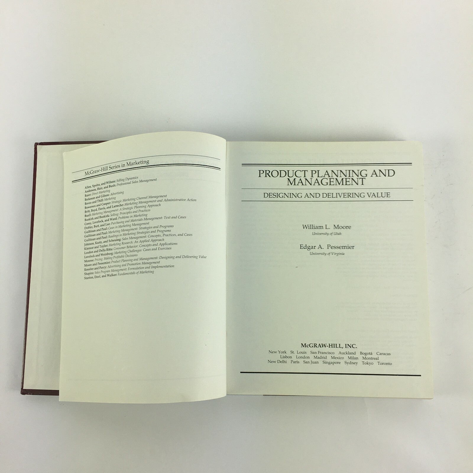 Product Planning and Management Designing and Delivering Value William L.Moore