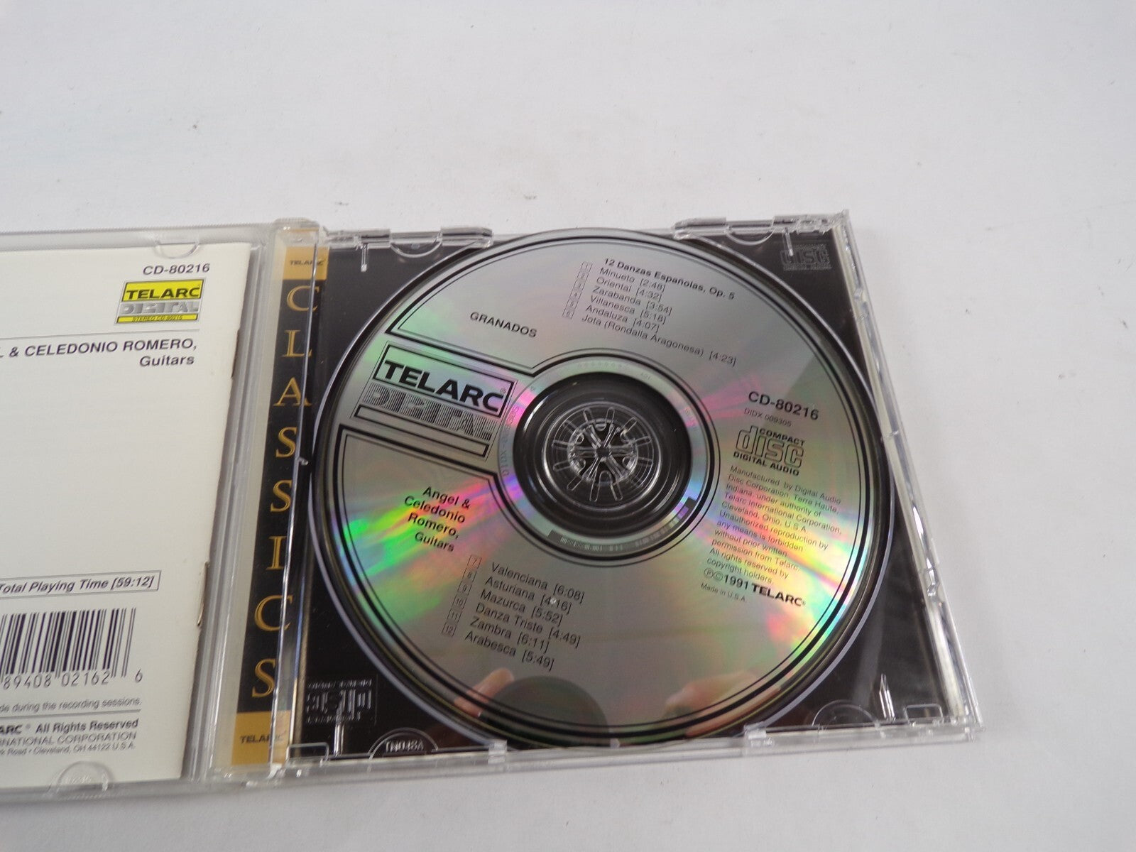 Danzas Espanolas Angel & Celedonio Romero Guitars CD#43