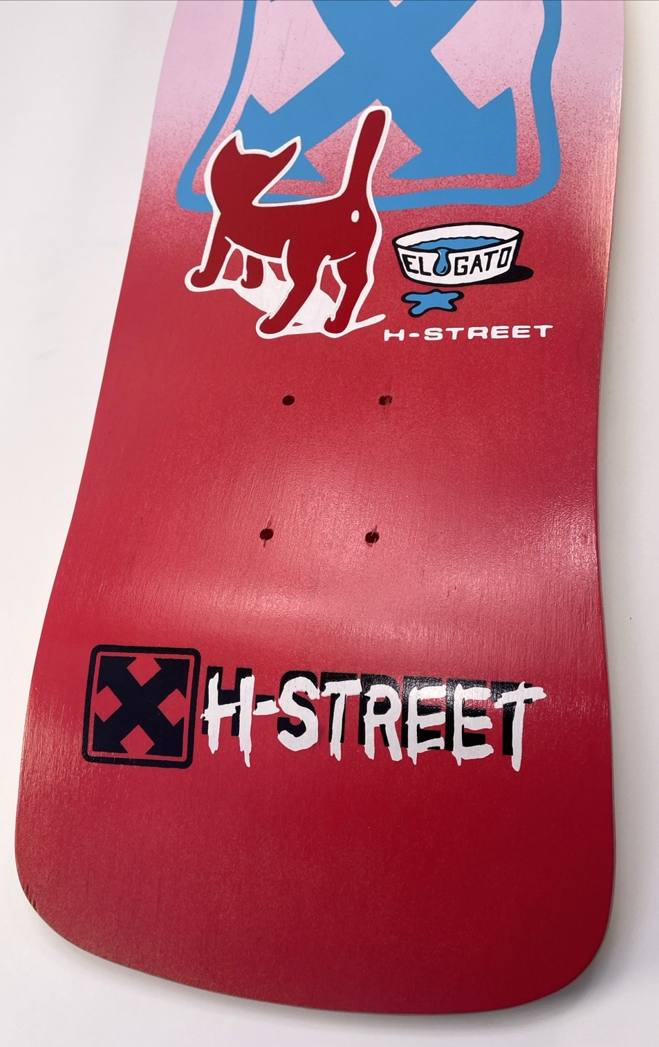 H-STREET Eddie El Gato Elguera Kitty Reissue Skateboard 80s Wood Hell Concave