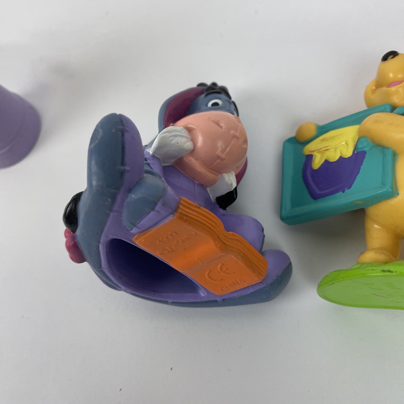Winnie The Pooh Mini Small Figures Piglet, Tigger, Eeyore Lot Of 4 Topper