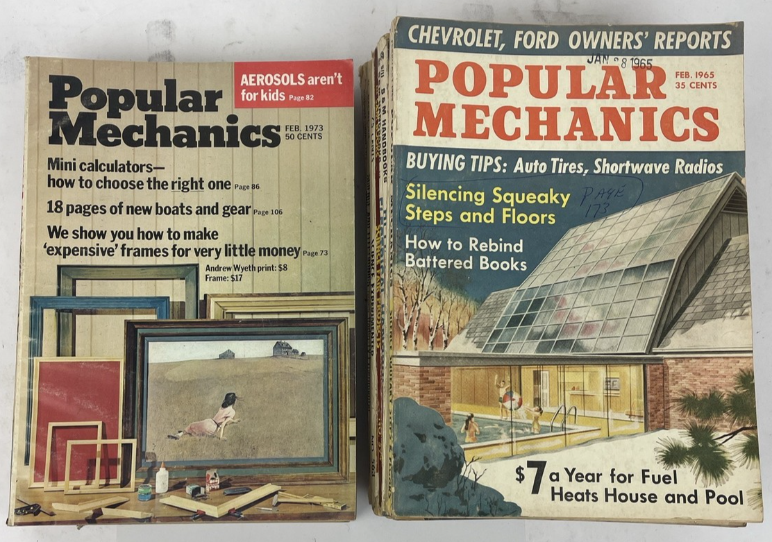 VTG Science Electronics Lot of 18 Magazine Issues 1960s 70s ASSORTED COLLECTION