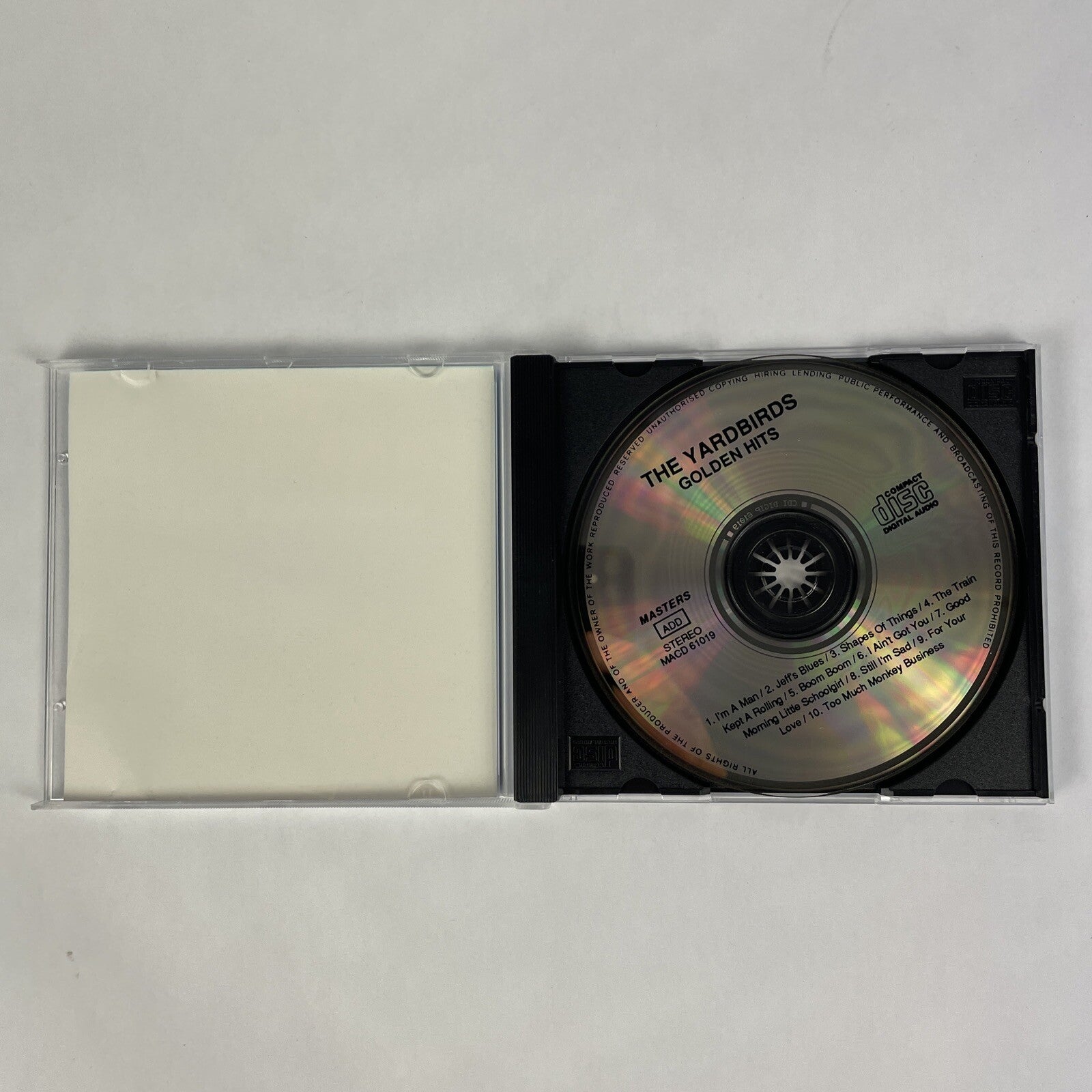 The Yardbirds - Golden Hits ( CD Masters  Holland ) #34
