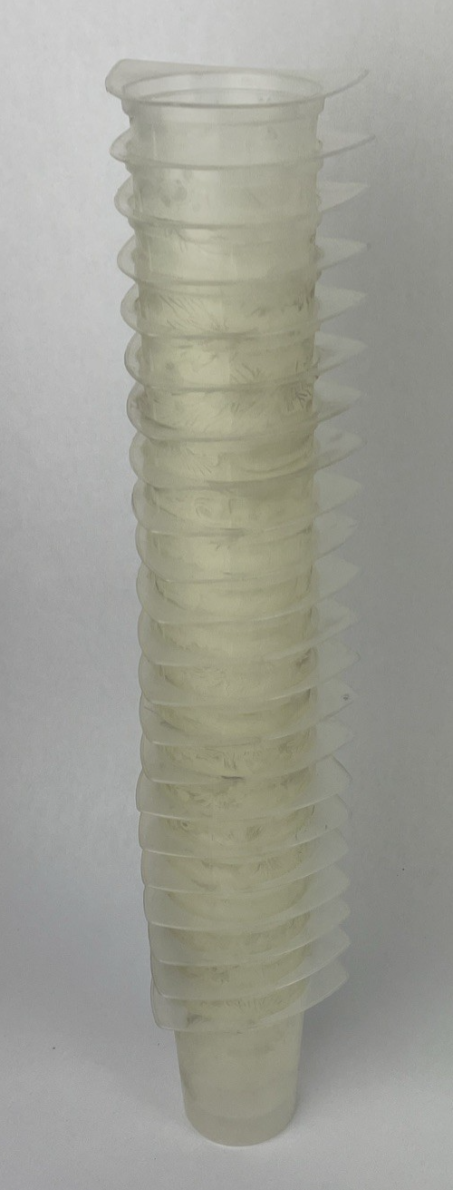 Small Parts Inc. Tri-Pour Polypropylene Beaker No Spill Pour Design 100ml x 22