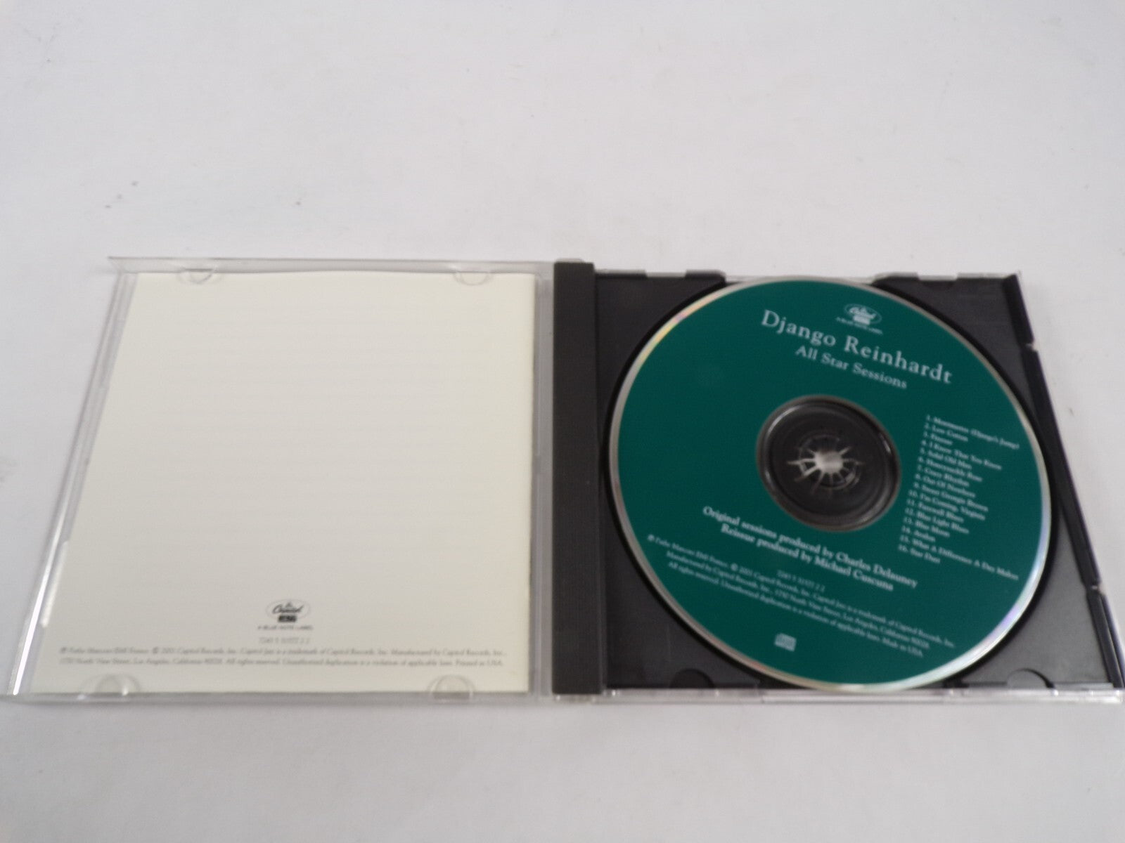 Django Reinhardt All Star Sessions Capital Jazz CD#43
