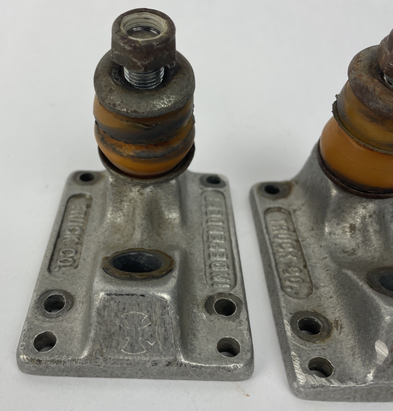 Independent skateboard truck standard baseplates with OG bushings and washers replacement parts.