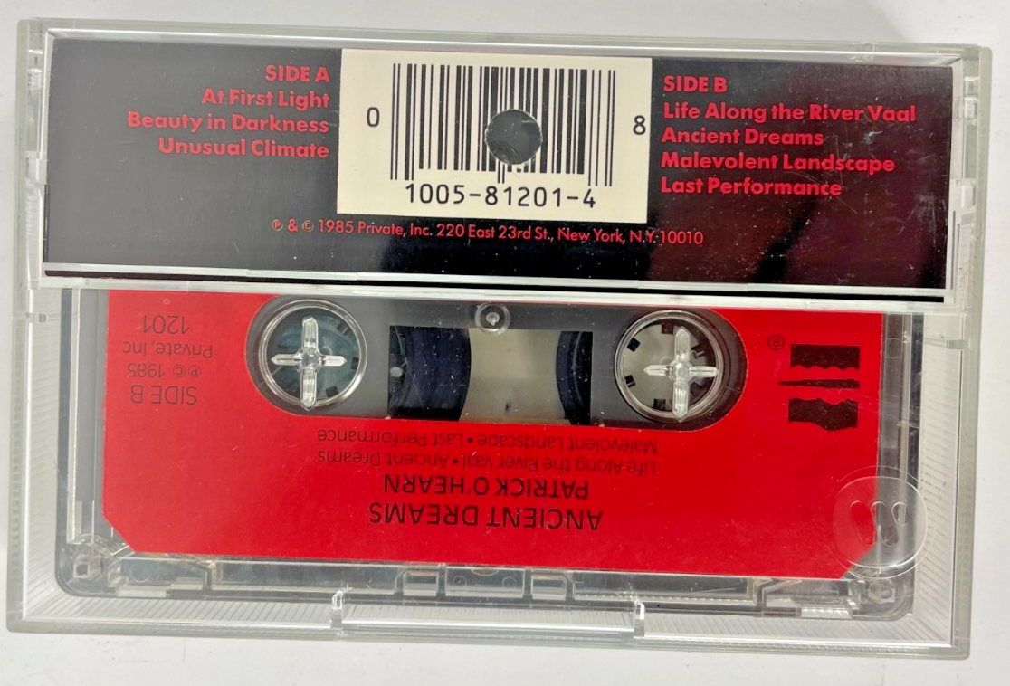 Ancient  Dreams Patrick O'Hearn At First Light Unusual Climate #Cassette