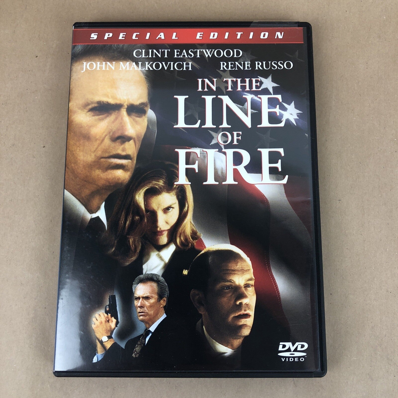 In the Line of Fire (DVD, 2001, Special Edition) Clint Eastwood -Mint Condition