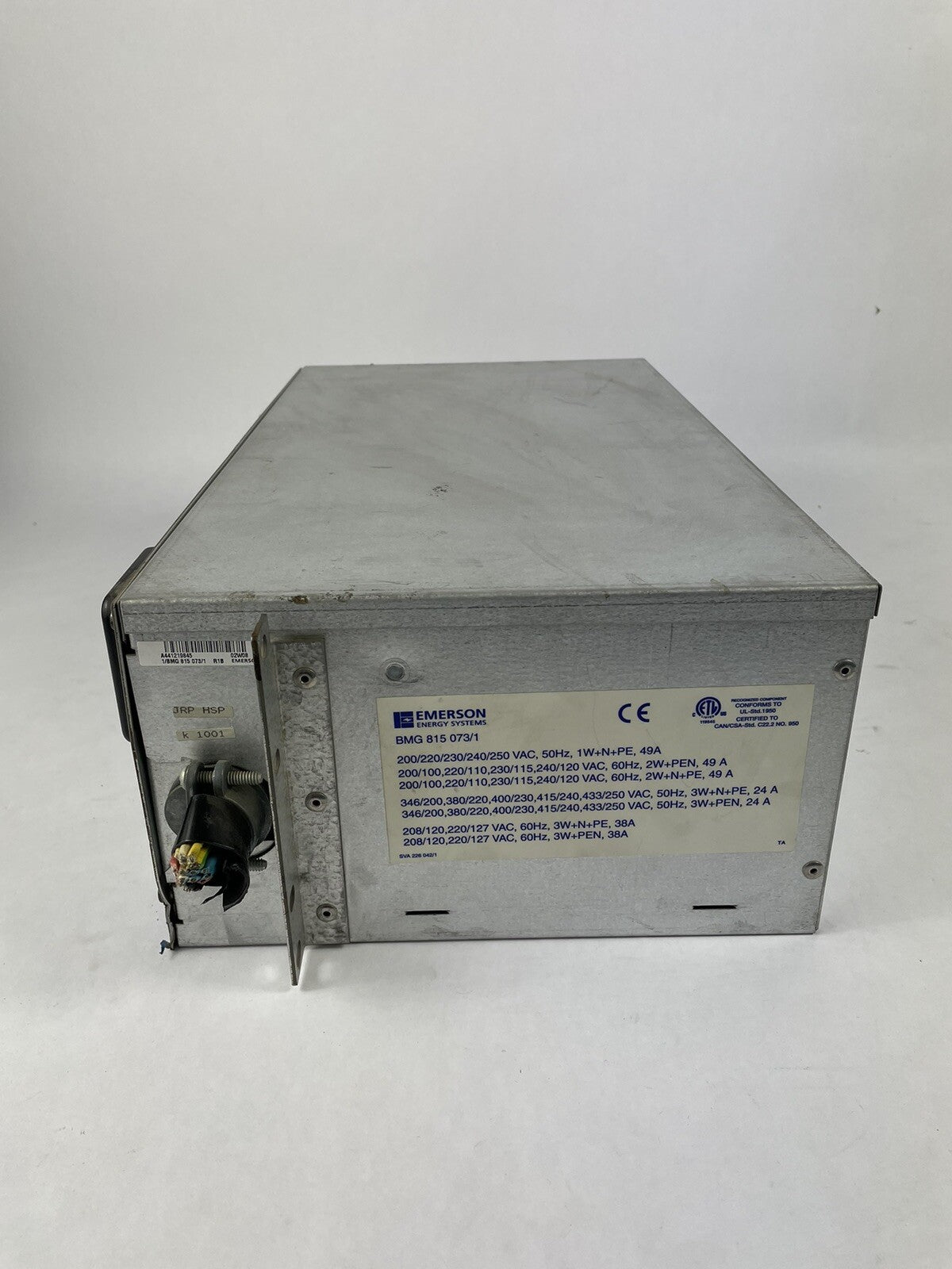 Emerson Energy systems MODULE ACCU-02-DU BMG 815 073/01