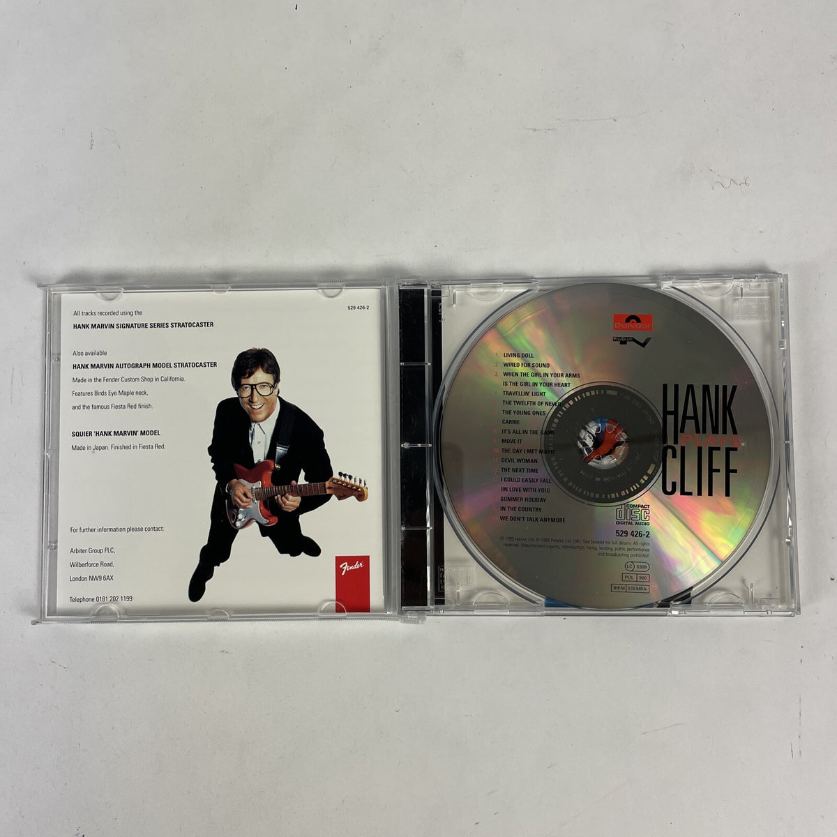 Hank Marvin - Hank Plays Cliff CD  #23