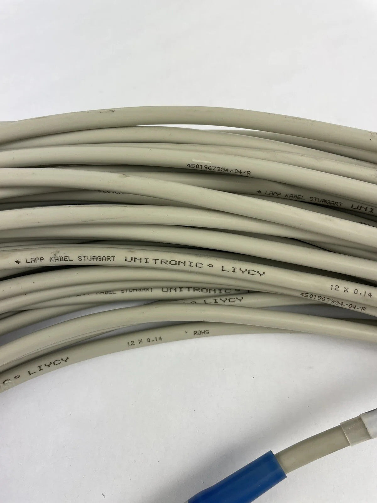 10pin FGG1B Female LAPP UNITRONIC LiY 24 AWG Multiconductor  Cable 50m 164"