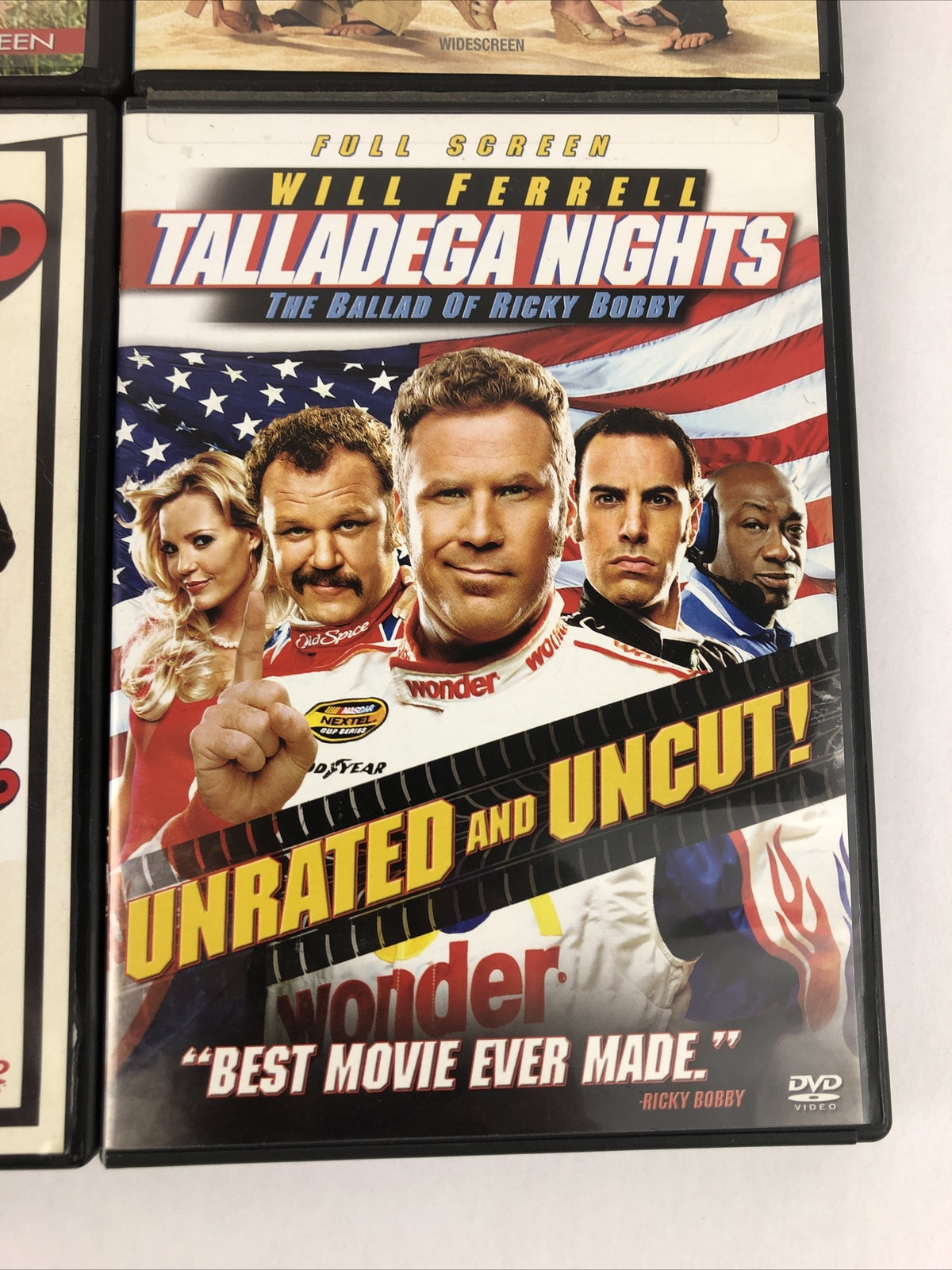 Awesome DVD LOT 6 Movies Comedy Superbad  Accepted Euro Trip Talladega Nights ++