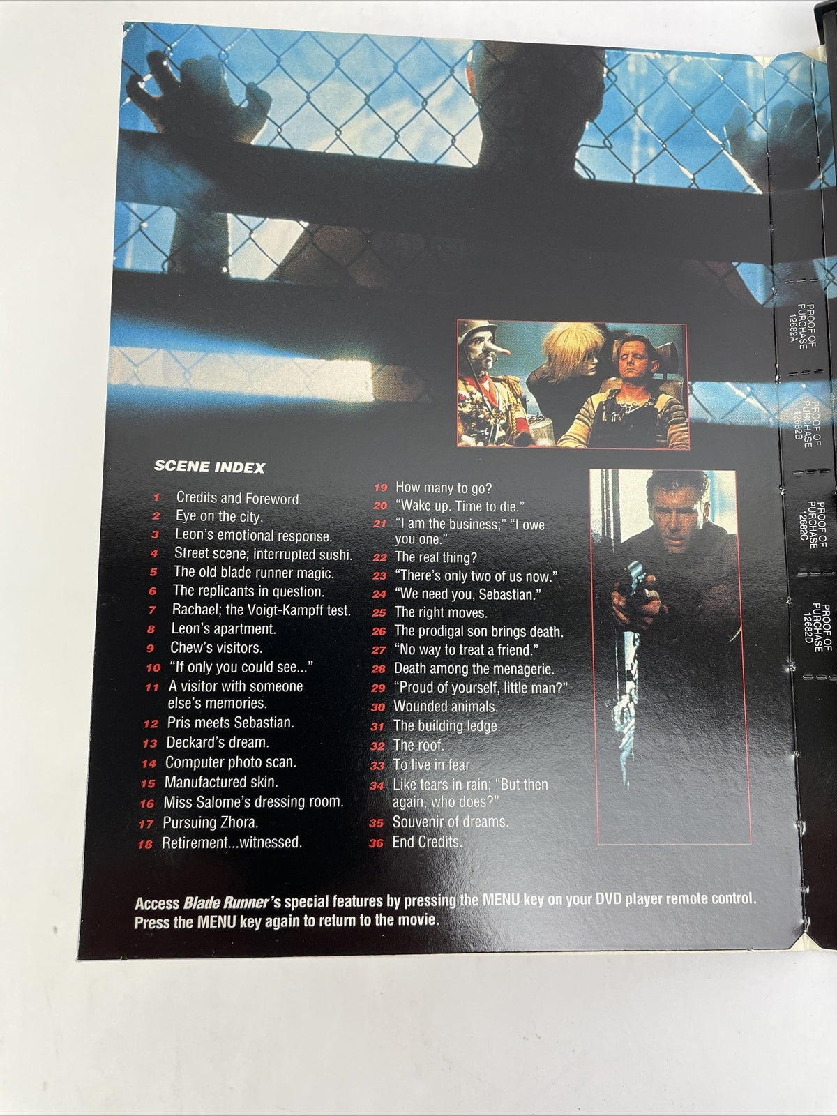 Blade Runner ( The Director's Cut ) DVD Video Harrison Ford Original Cut Film