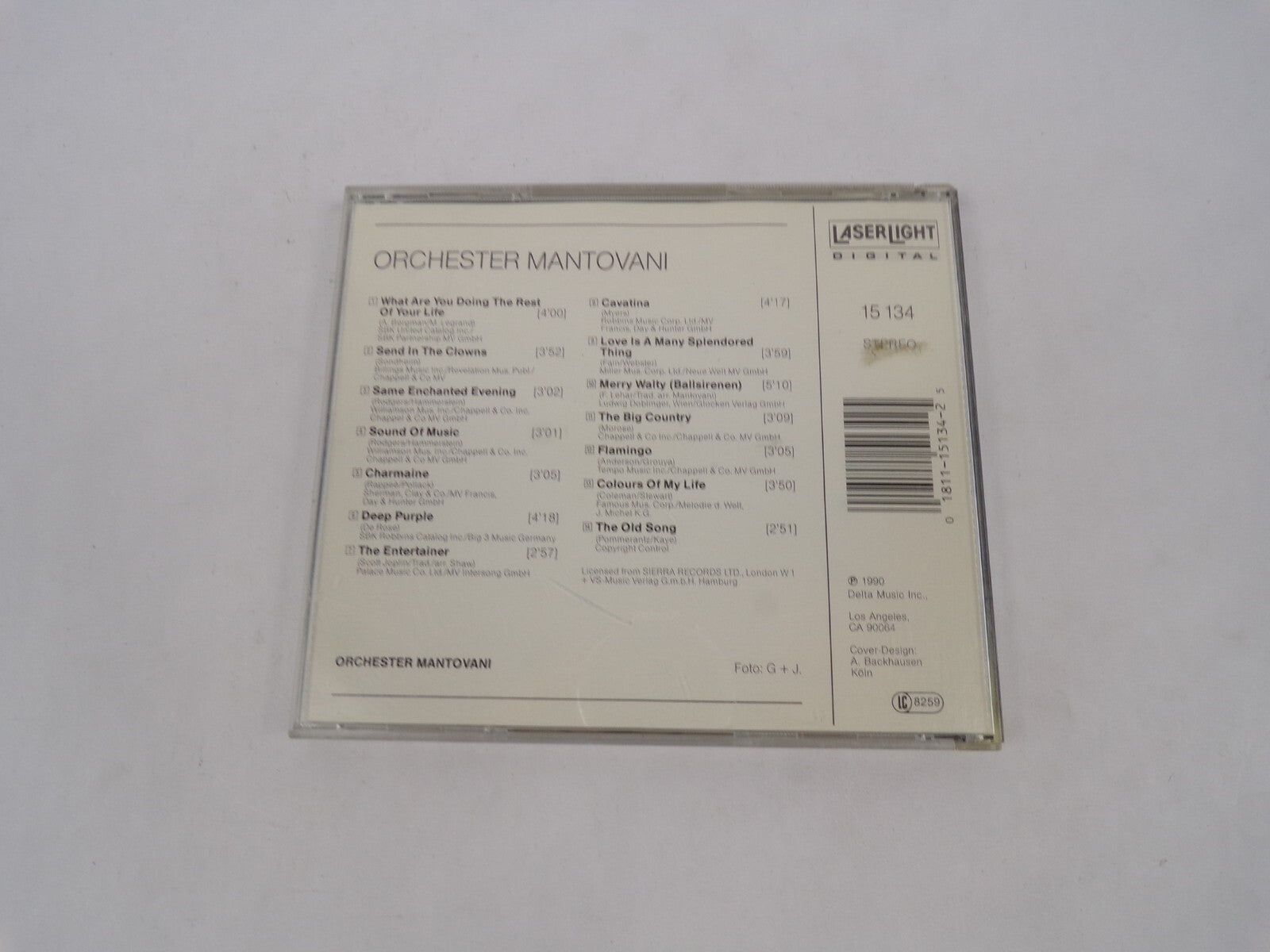 Mantovani What Are Doing The Rest Of Your Life Send In The Clowns Sound Of CD#63