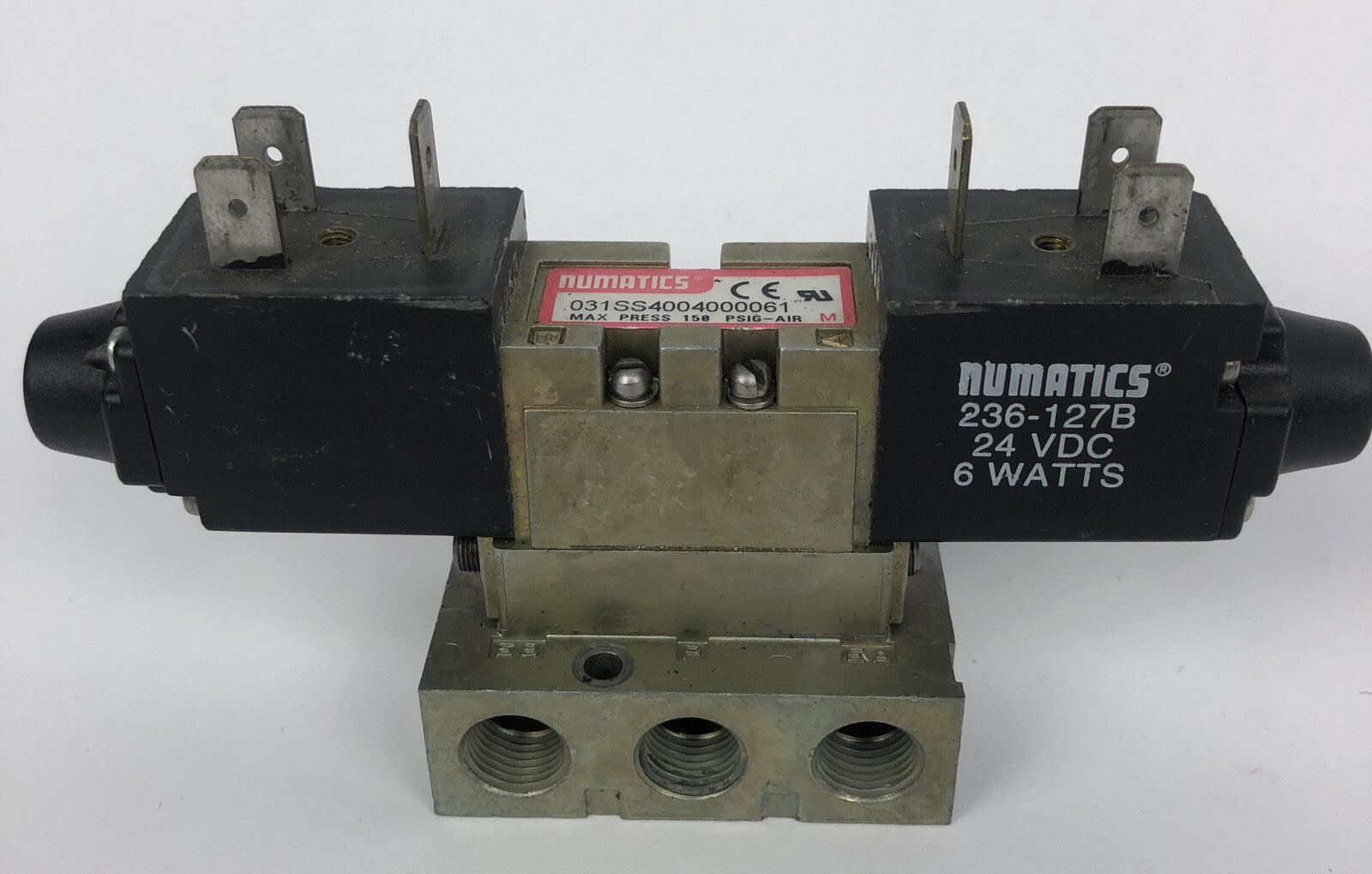 NUMATICS PNEUMATIC VALVE 031SS4004000061. W 2 x 236-127B - FSTSHP