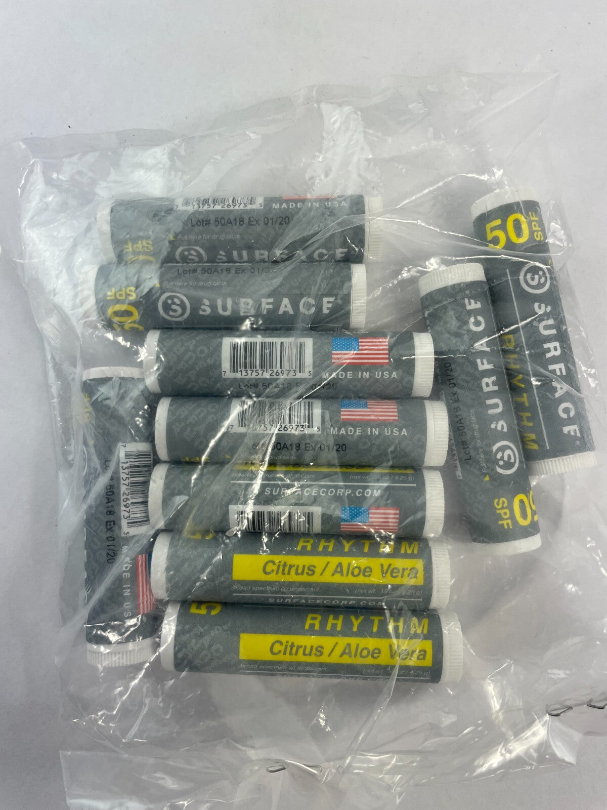 Surface Citrus Aloe Vera Broad Spectrum Lip Protectant