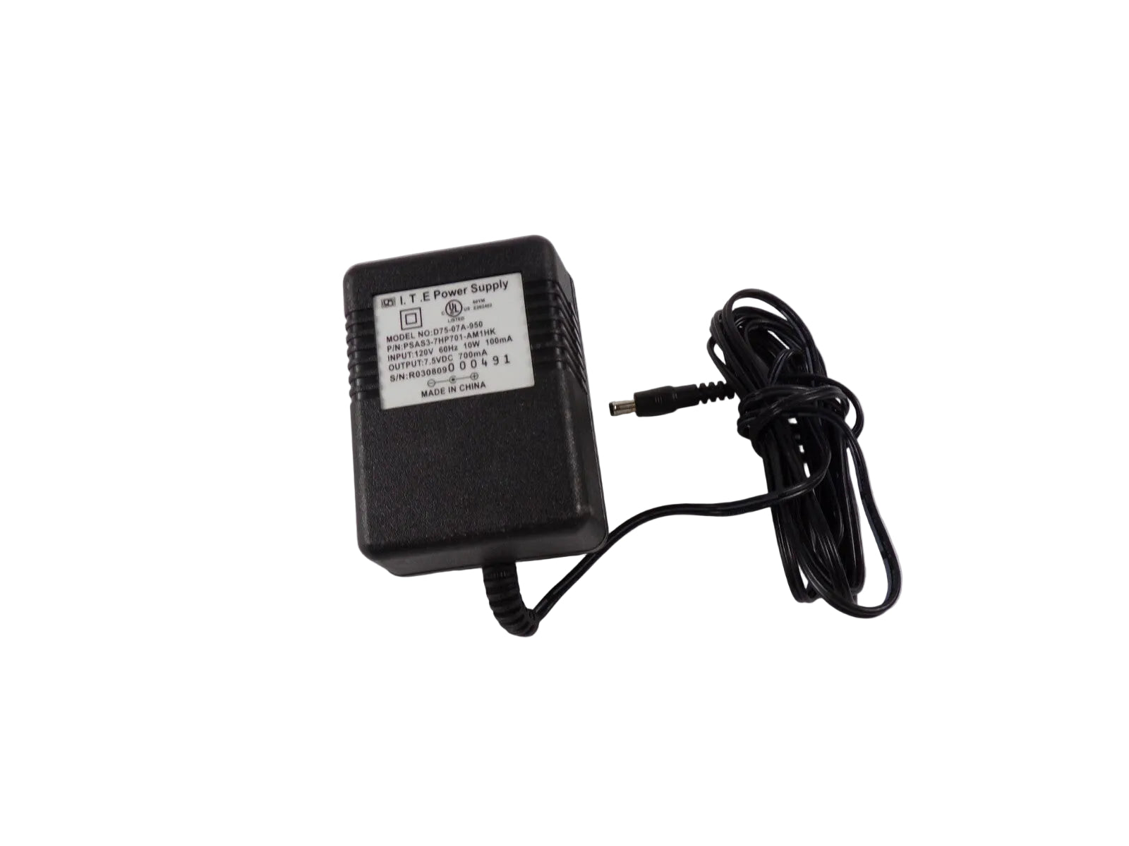 Genuine I.T.E PowerSupply D75-07A-950 Output 7.5A 700mA Power Supply Adapter A55