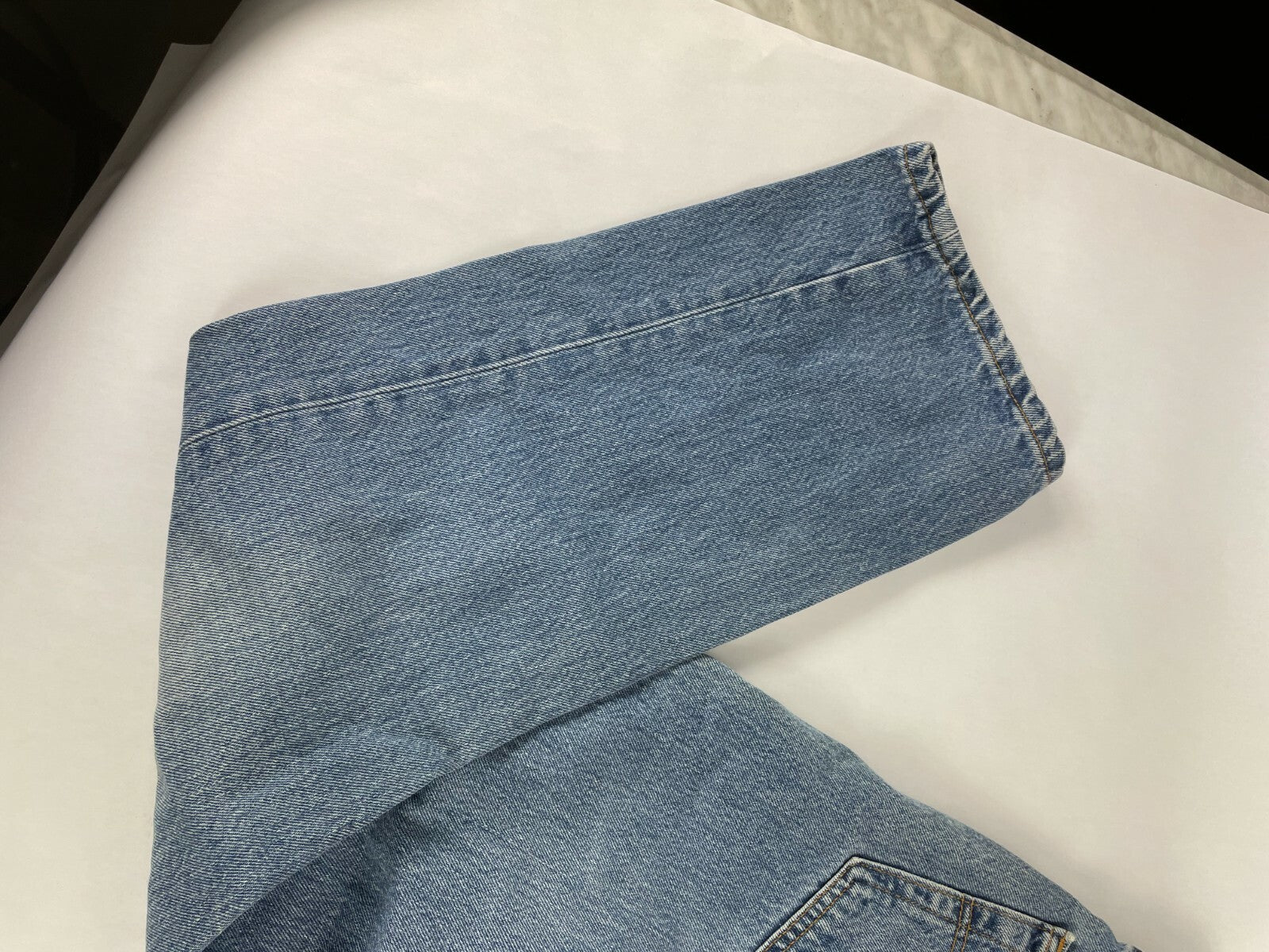 Levi's Men's Light Blue 501 Regular Fit Straight Leg Jeans Size W 34 L 30
