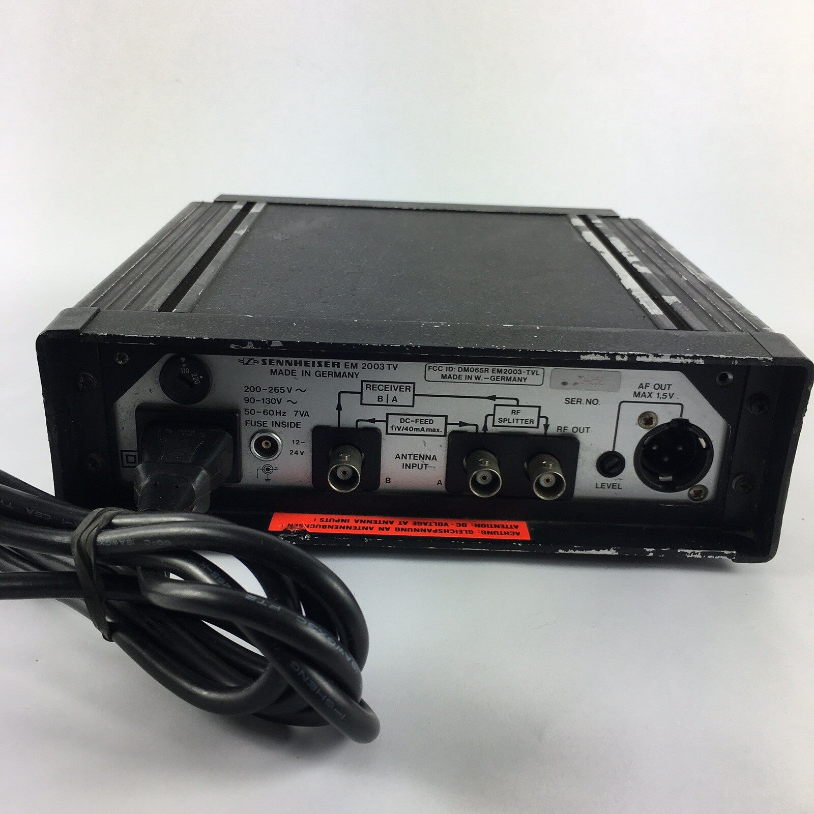 Sennheiser Mikroport EM2003 RF-Diversity Receiver WIRELESS MICROPHONE System 