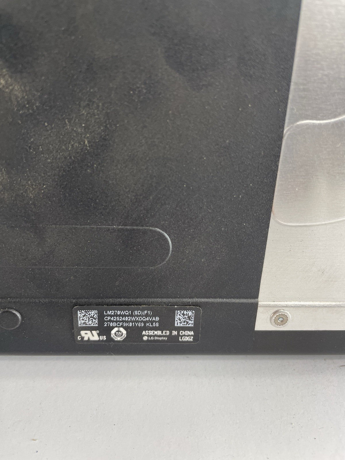 Apple iMac A1419 LM270WQ1 (SD)(F1) 2K 2560x1440 27" LED Display Panel
