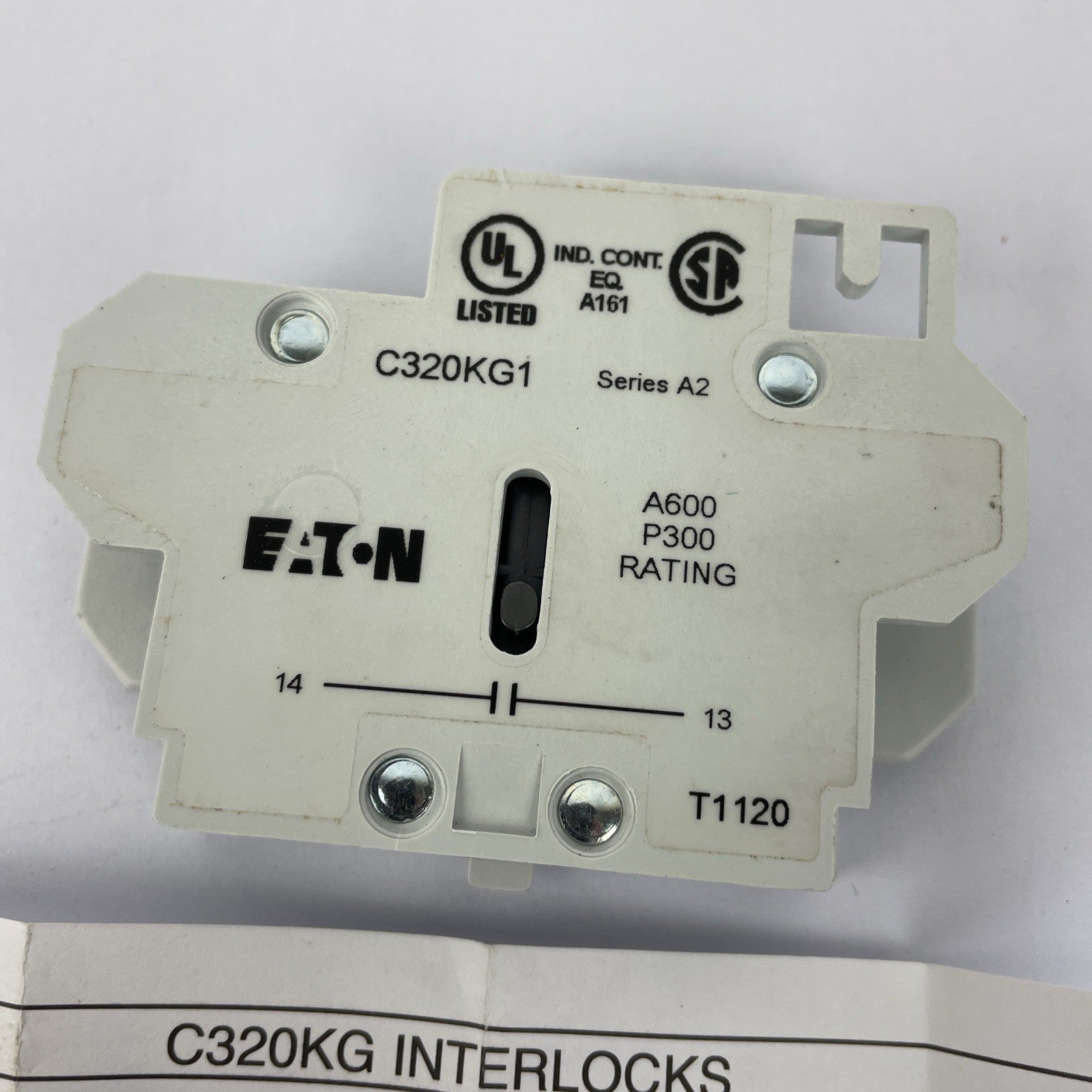 OEM Eaton C320kg1 Cutler-Hammer Dp Aux Contact,No,Side Mount For 15-75A NEW