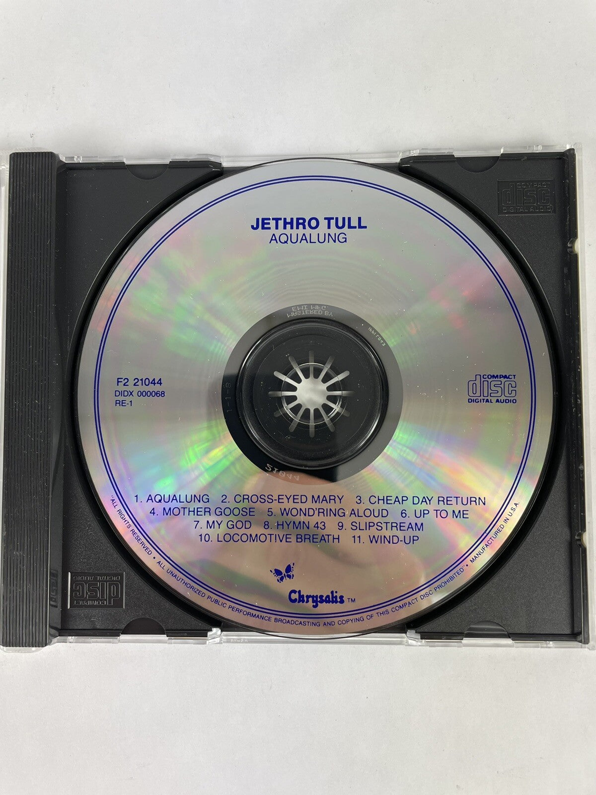 Aqualung - Jethro Tull 2008, Chrysalis Records CD    #7