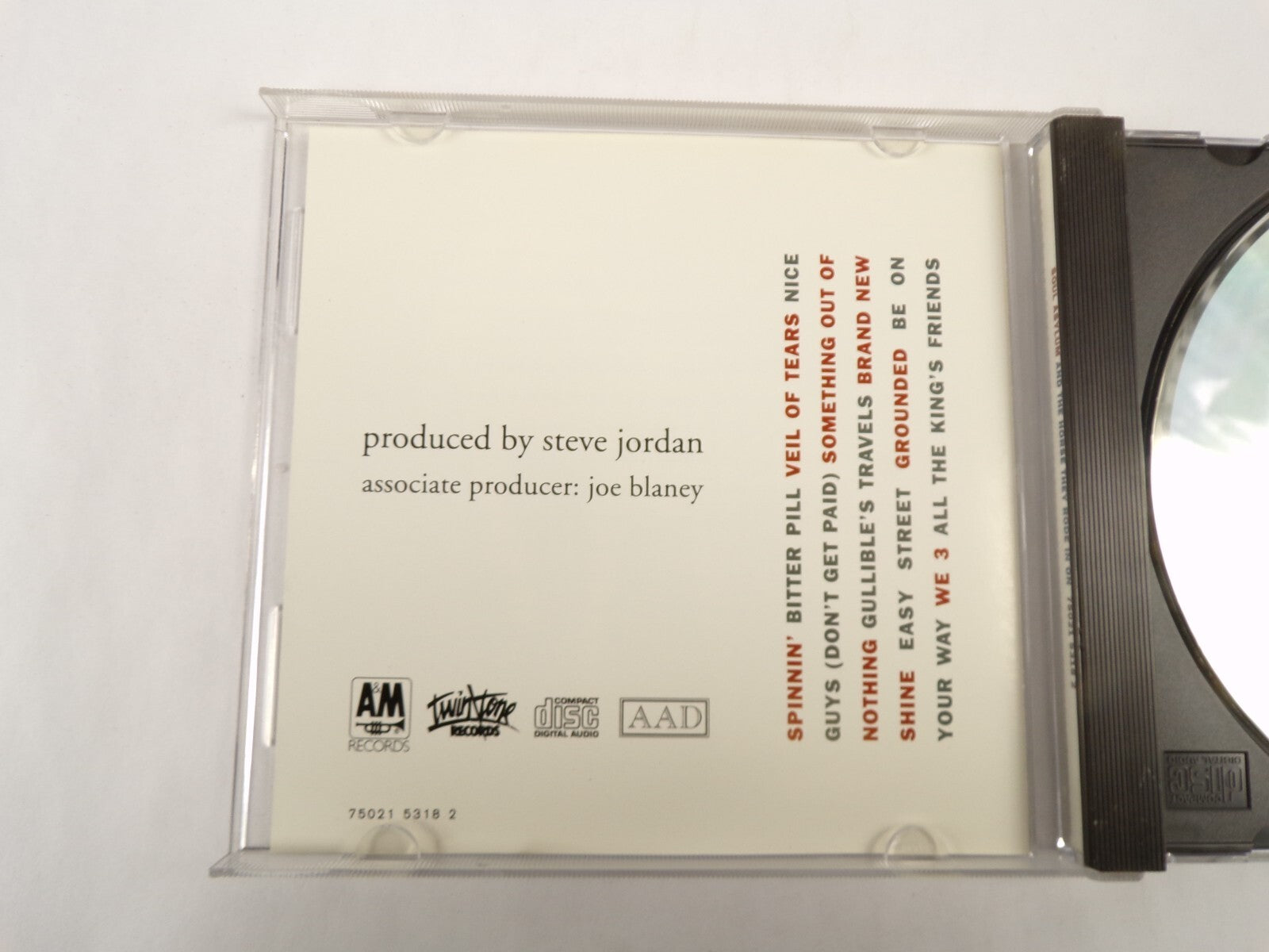 Soul Asylum And The Horse They Rode In On Spinnin Bitter Pill Veil Of Tear CD#54