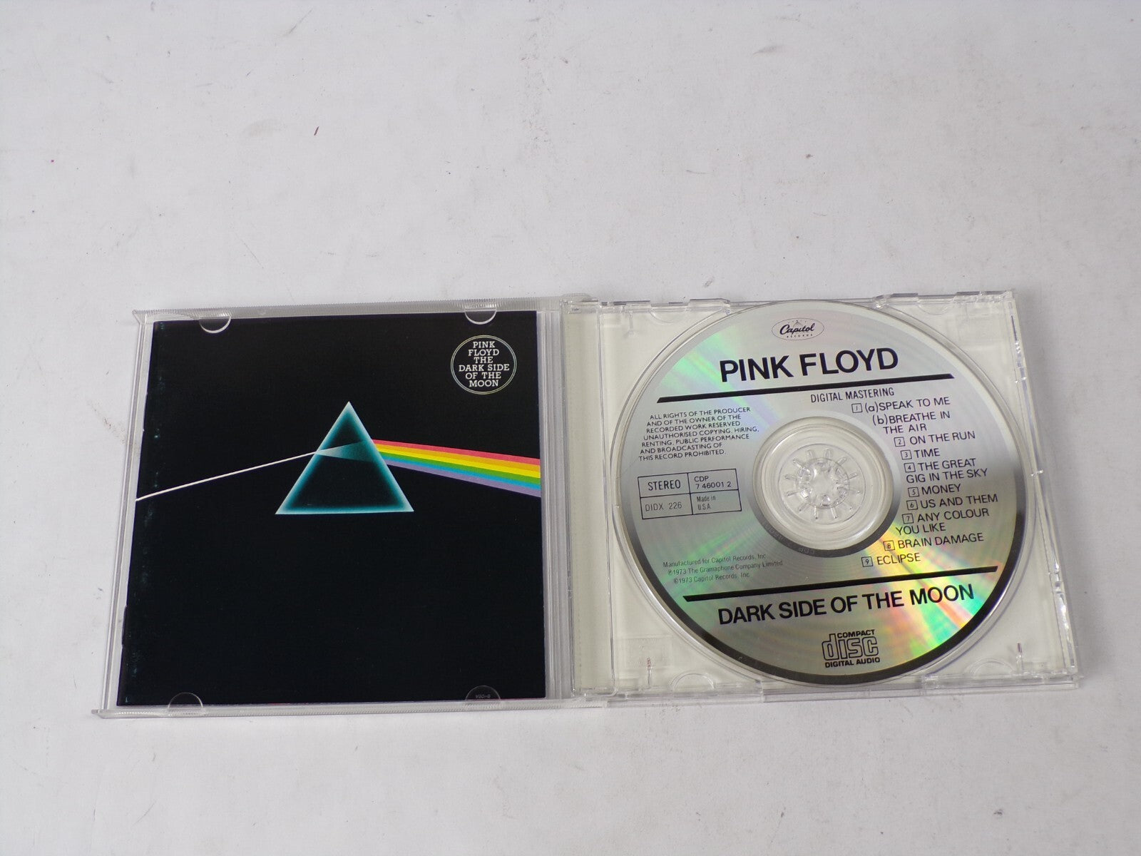Pink Floyd Dark Side Of The Moon Speak To Me Breath In The Air On The Run CD#62