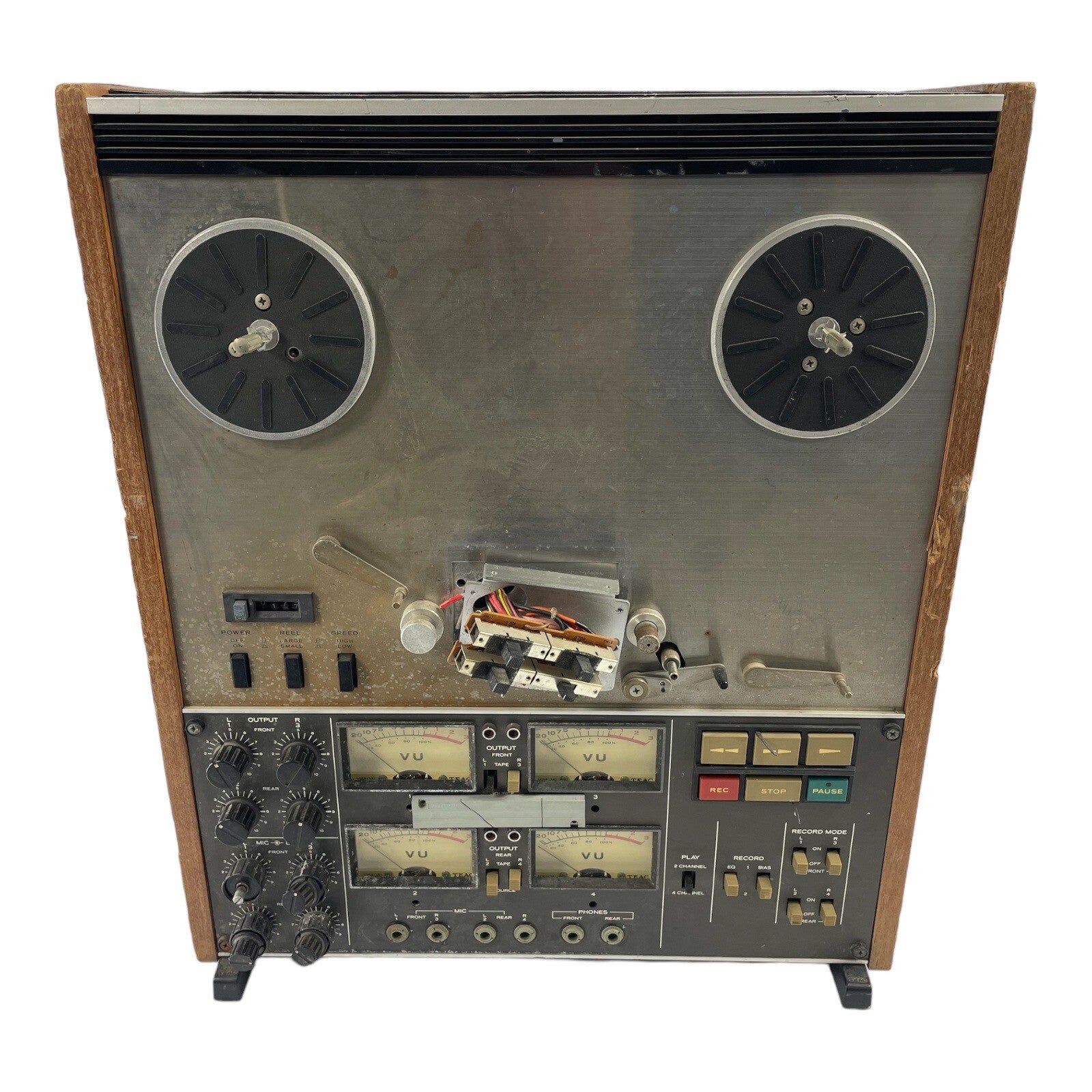 Power Tested Teac A-3340S 4-Channel Simul-Sync Reel to Reel Deck AS-IS