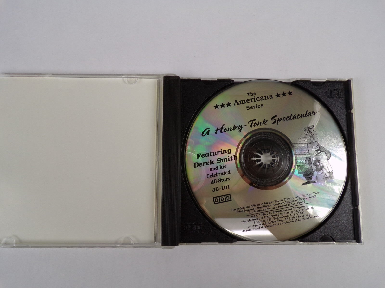 A Honky-Tonk Spectacular CD featuring I Love You Truly Glow Worm Margie Mammy